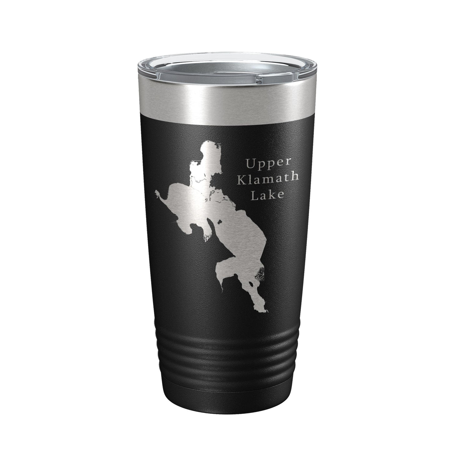 Upper Klamath Lake Map Tumbler Travel Mug Insulated Laser Engraved Coffee Cup Oregon 20 oz-5