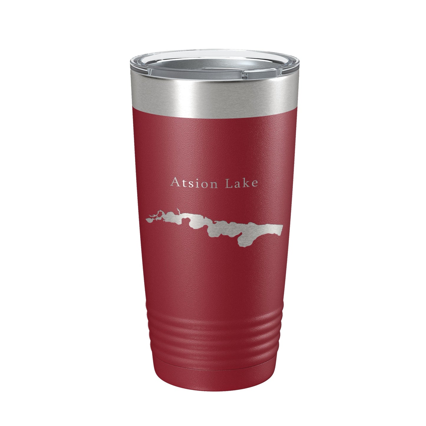Atsion Lake Map Tumbler Travel Mug Insulated Laser Engraved Coffee Cup New Jersey 20 oz-18
