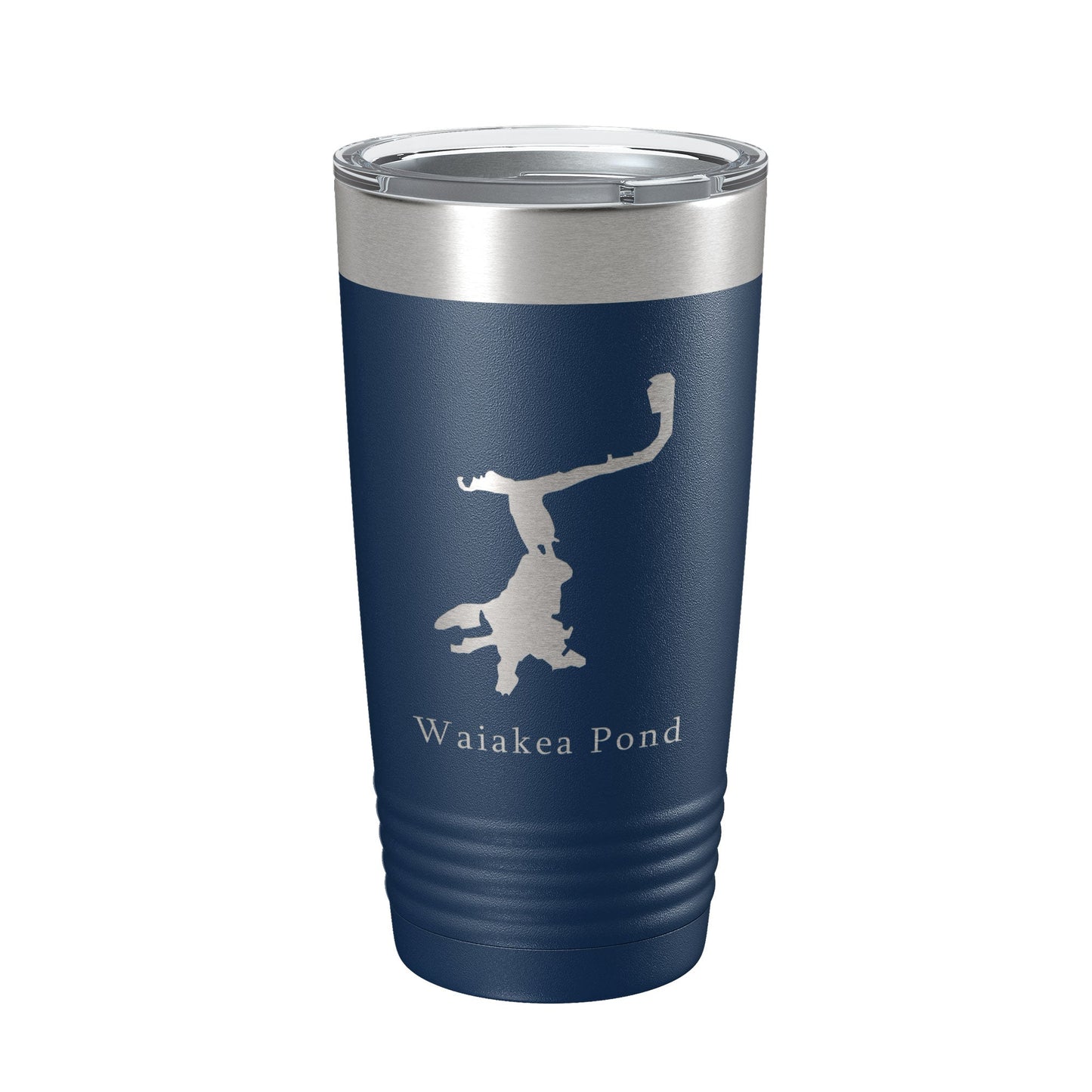 Waiakea Pond Tumbler Lake Map Travel Mug Insulated Laser Engraved Coffee Cup Hawaii 20 oz-8