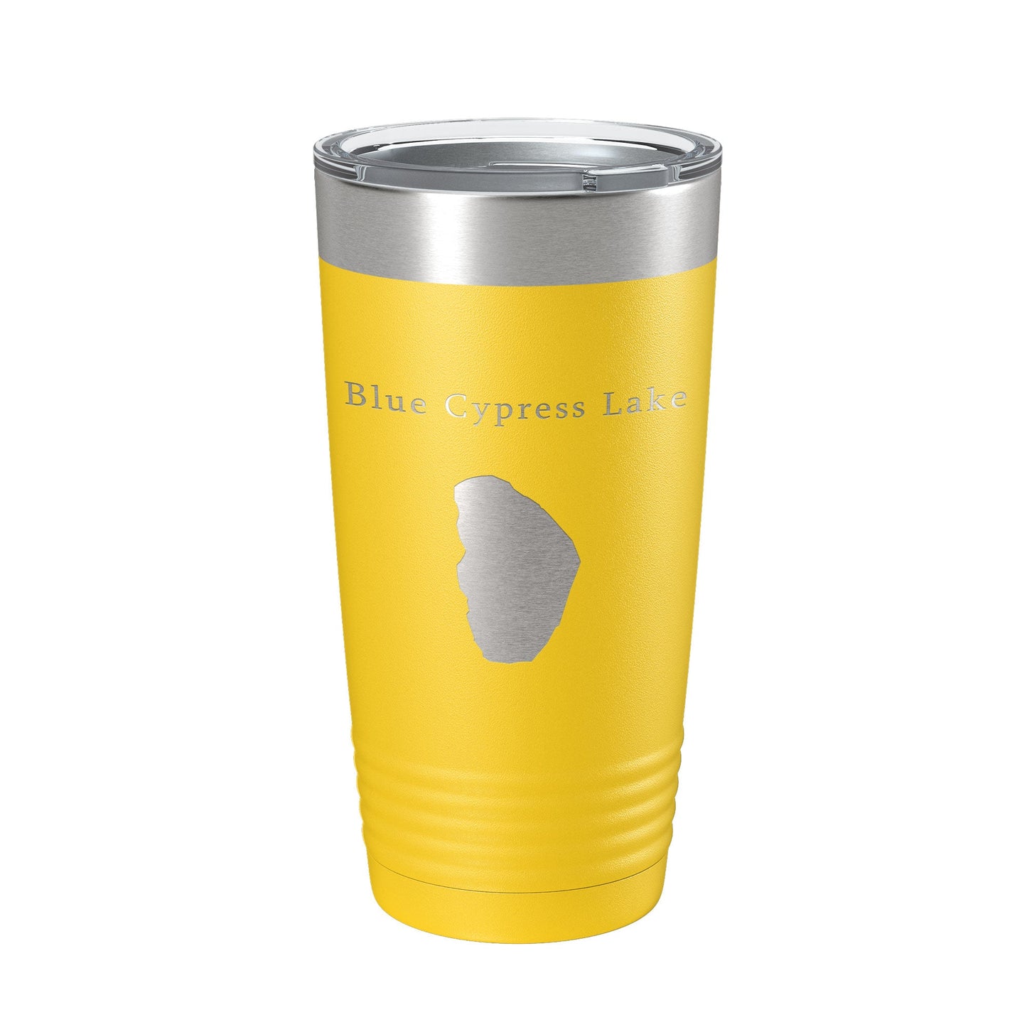 Blue Cypress Lake Map Tumbler Travel Mug Insulated Laser Engraved Coffee Cup Florida 20 oz-19