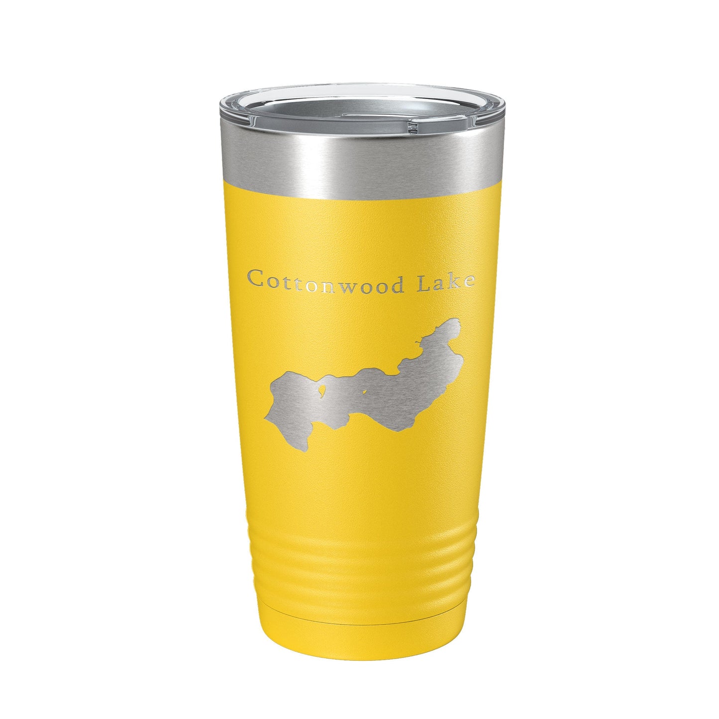Cottonwood Lake Map Tumbler Travel Mug Insulated Laser Engraved Coffee Cup Alaska 20 oz-19