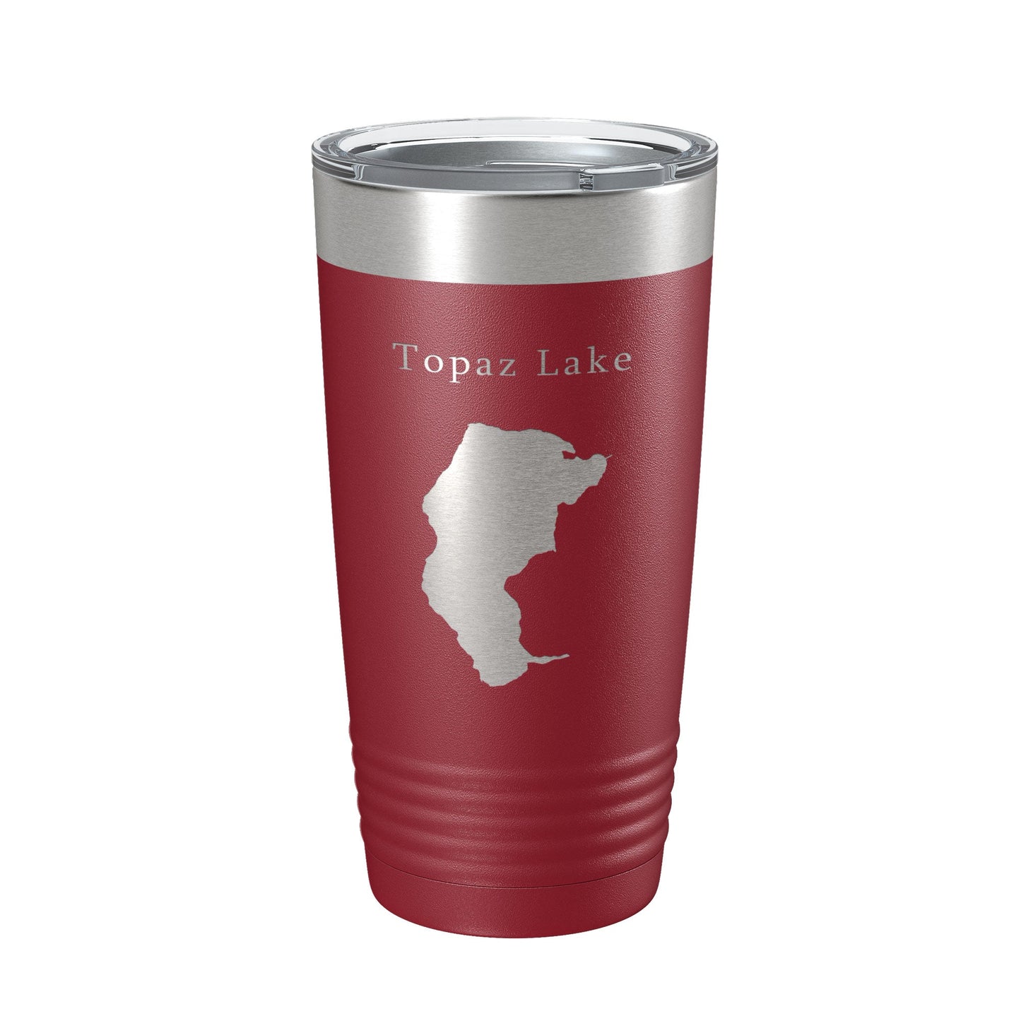Topaz Lake Map Tumbler Travel Mug Insulated Laser Engraved Coffee Cup California Nevada 20 oz-18