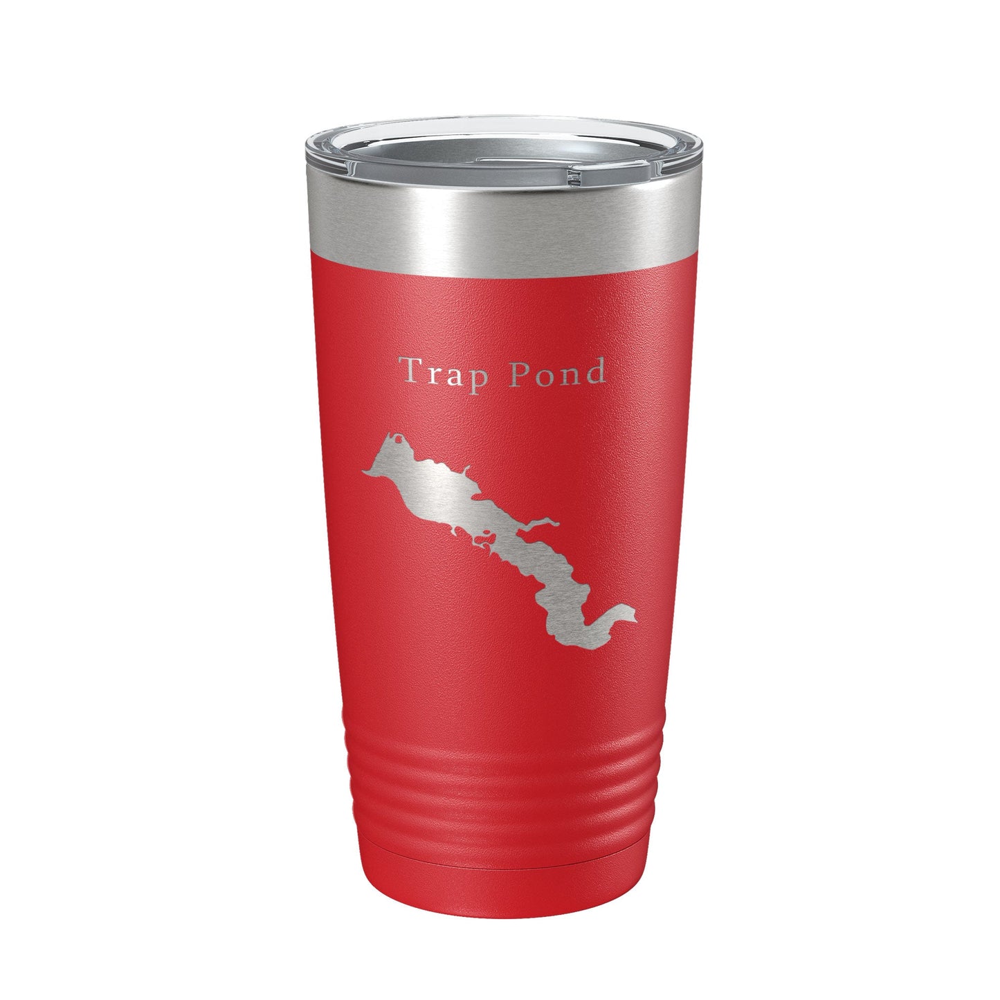 Trap Pond Tumbler Lake Map Travel Mug Insulated Laser Engraved Coffee Cup Delaware 20 oz-10