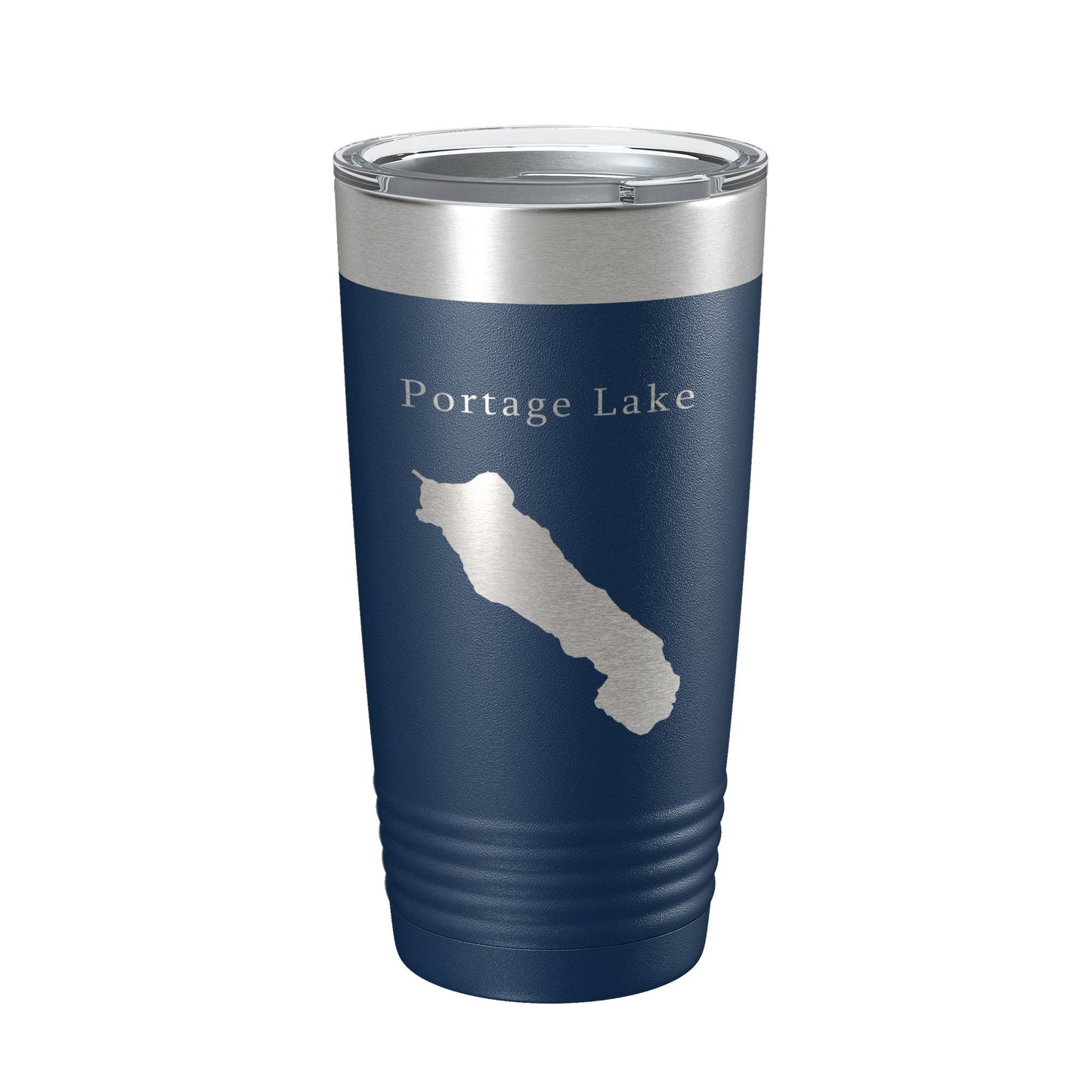 Portage Lake Map Tumbler Travel Mug Insulated Laser Engraved Coffee Cup Alaska 20 oz-8