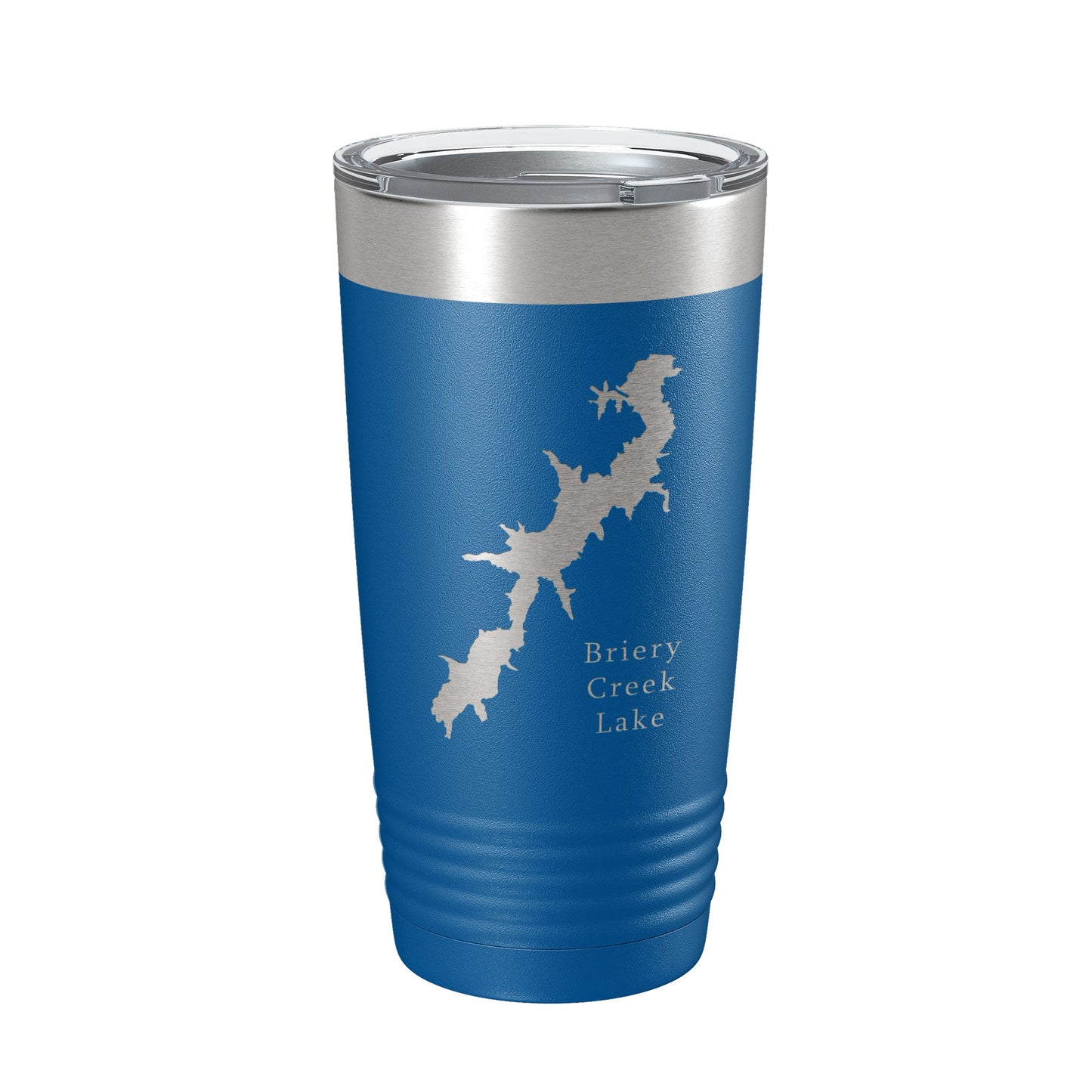 Briery Creek Lake Map Tumbler Travel Mug Insulated Laser Engraved Coffee Cup Virginia 20 oz-6