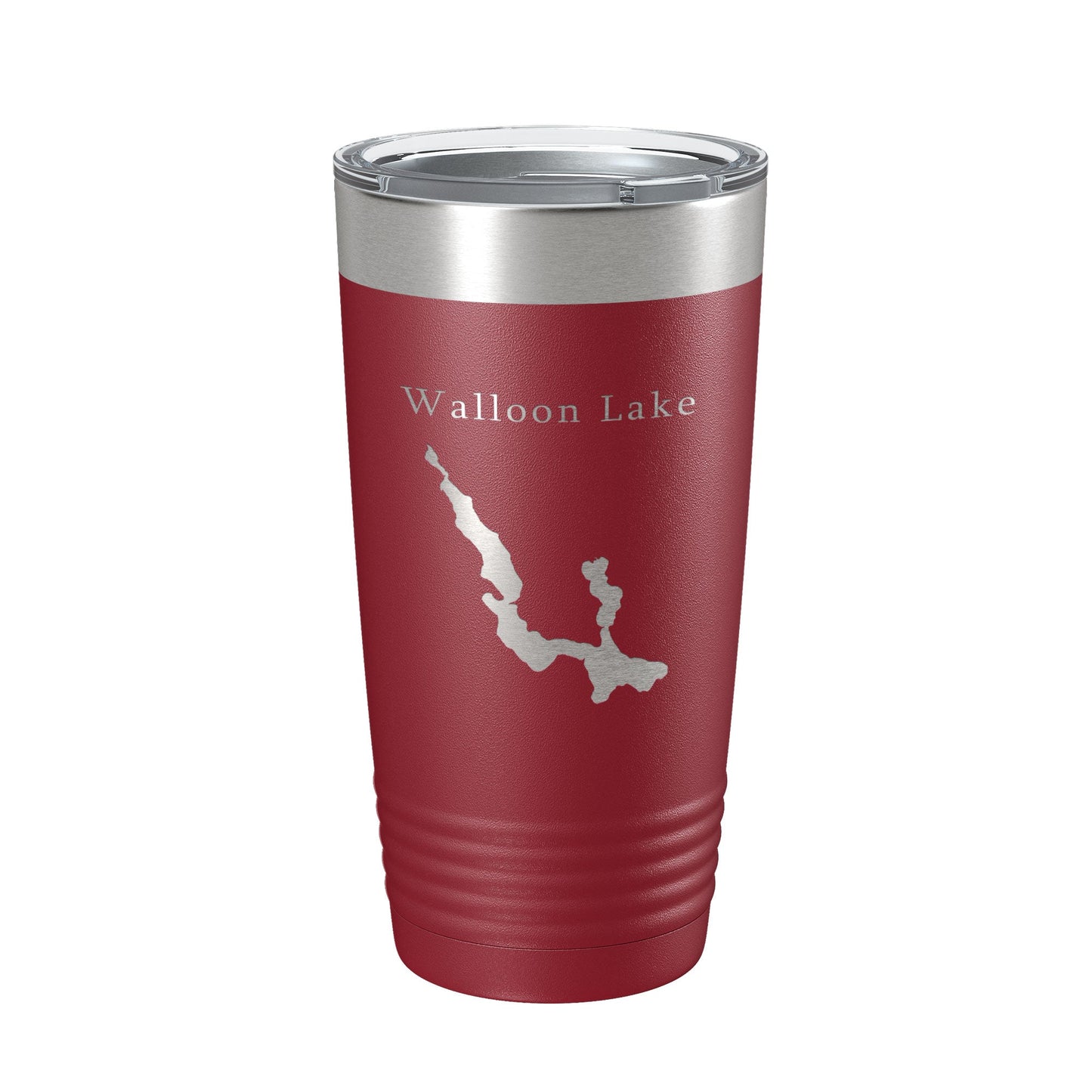Walloon Lake Map Tumbler Travel Mug Insulated Laser Engraved Coffee Cup Michigan 20 oz-18