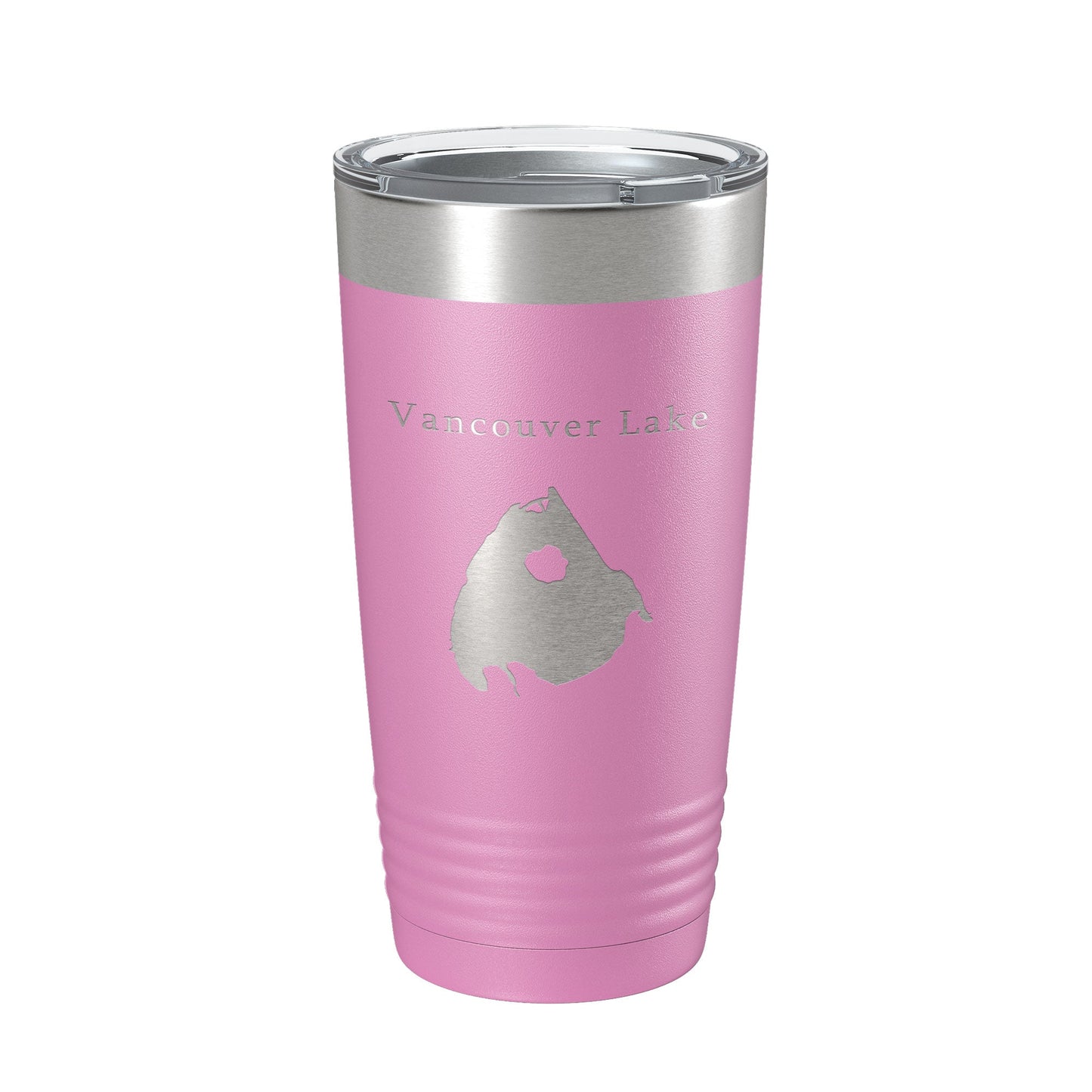Vancouver Lake Map Tumbler Travel Mug Insulated Laser Engraved Coffee Cup Washington 20 oz-14