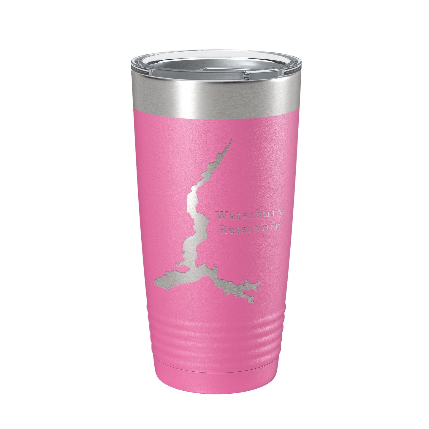 Waterbury Reservoir Tumbler Lake Map Travel Mug Insulated Laser Engraved Coffee Cup Vermont 20 oz-11