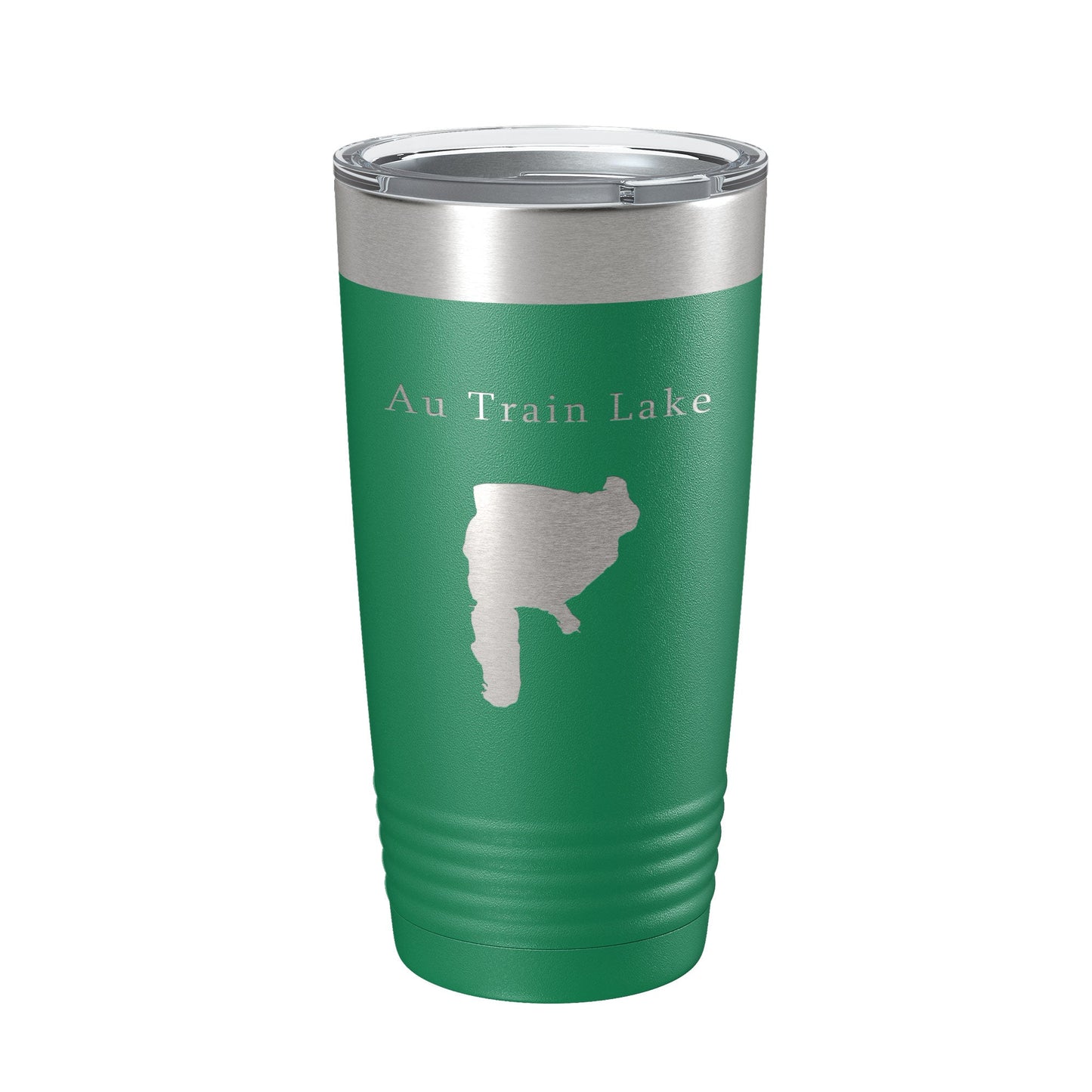 Au Train Lake Map Tumbler Travel Mug Insulated Laser Engraved Coffee Cup Michigan 20 oz-9