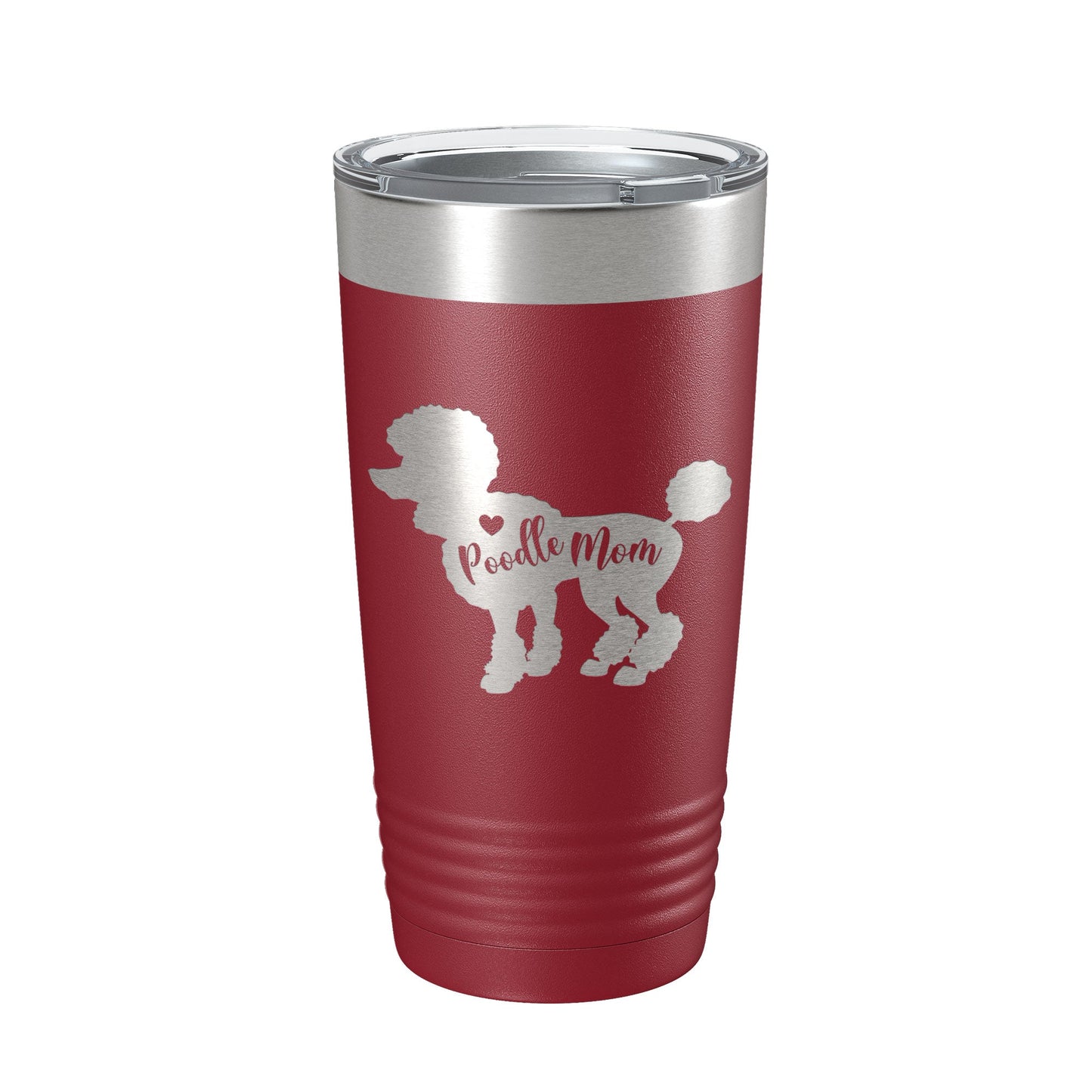 Poodle Mom Tumbler Dog Travel Mug Gift Insulated Laser Engraved Coffee Cup 20 oz-18