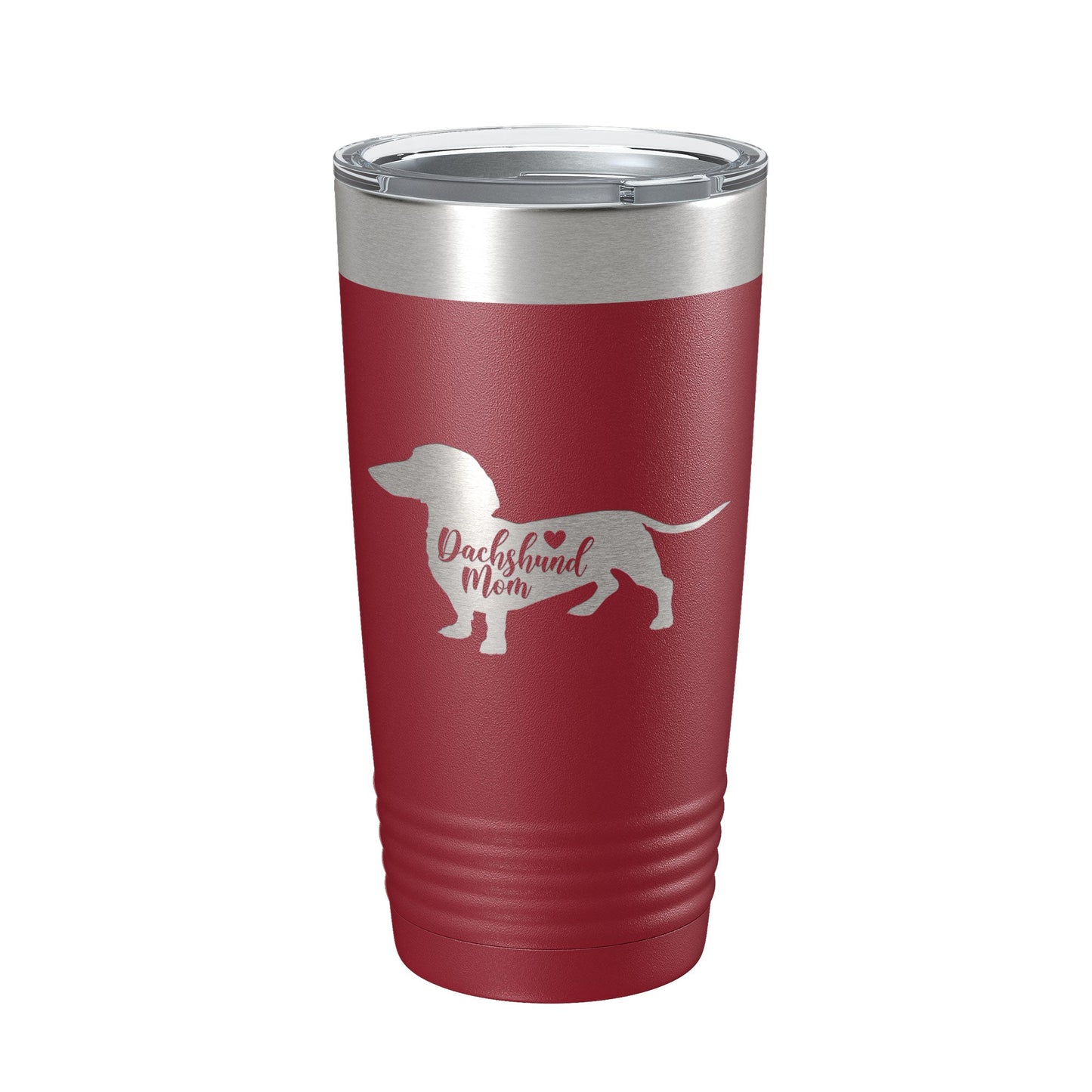Dachshund Mom Tumbler Dog Travel Mug Gift Insulated Laser Engraved Coffee Cup 20 oz-18