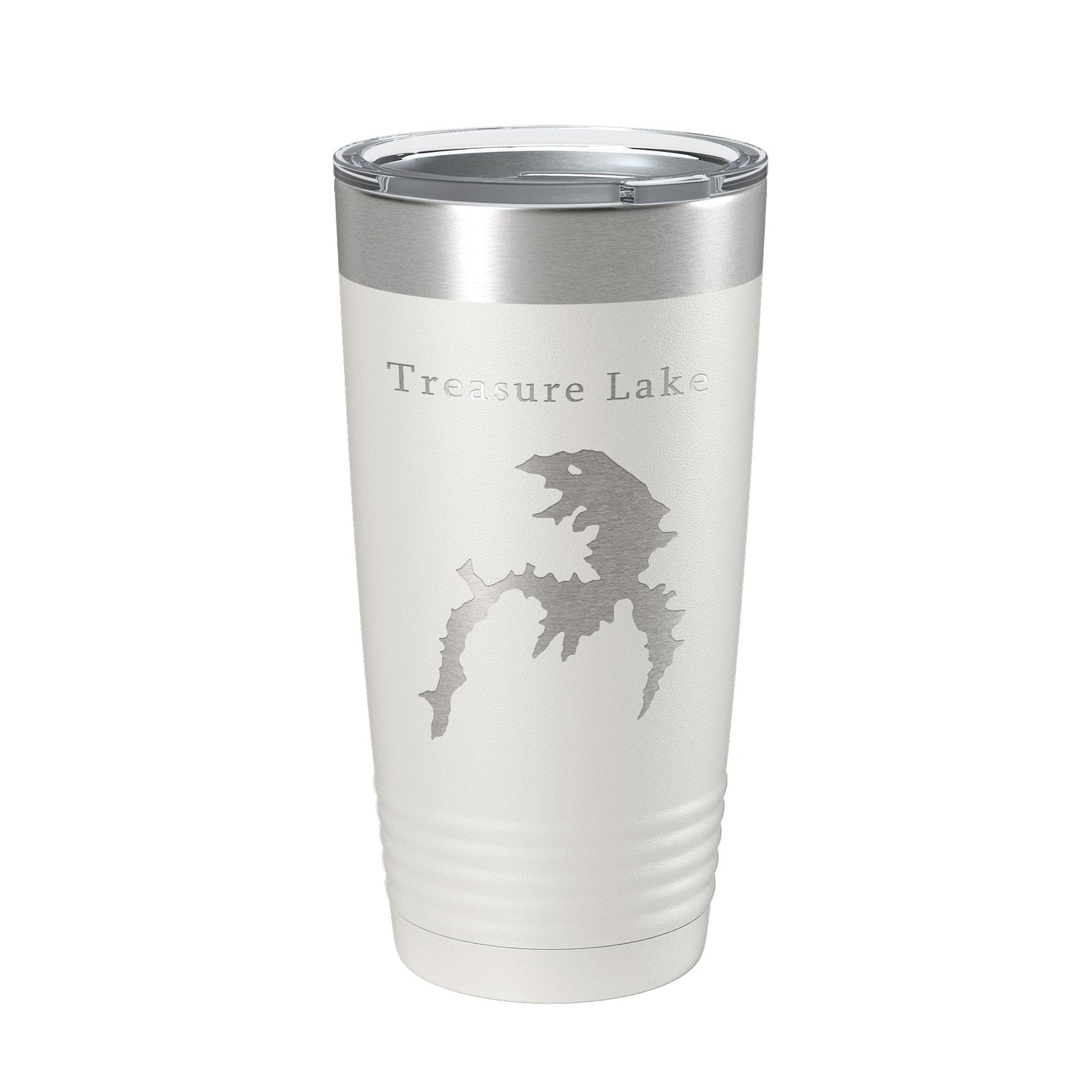 Treasure Lake Map Tumbler Travel Mug Insulated Laser Engraved Coffee Cup Georgia 20 oz-7