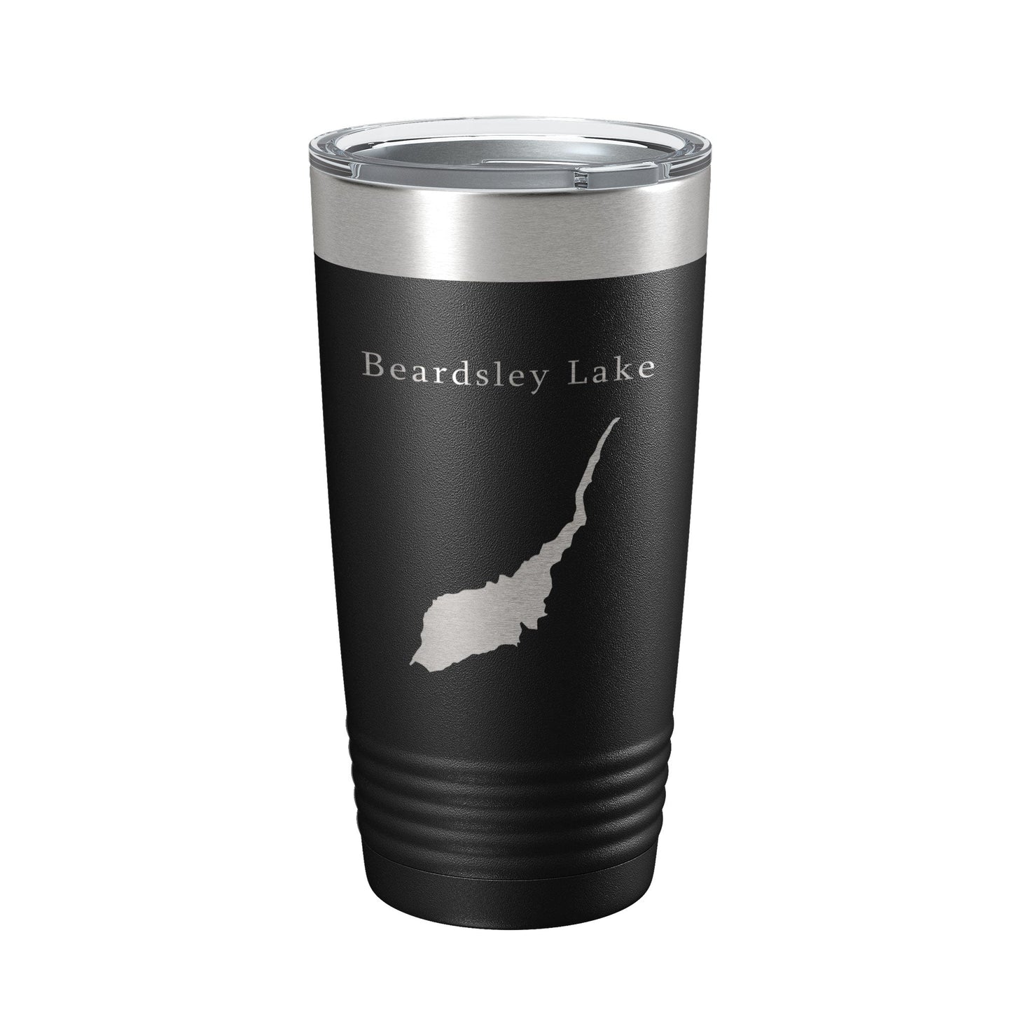 Beardsley Lake Map Tumbler Travel Mug Insulated Laser Engraved Coffee Cup California 20 oz-0