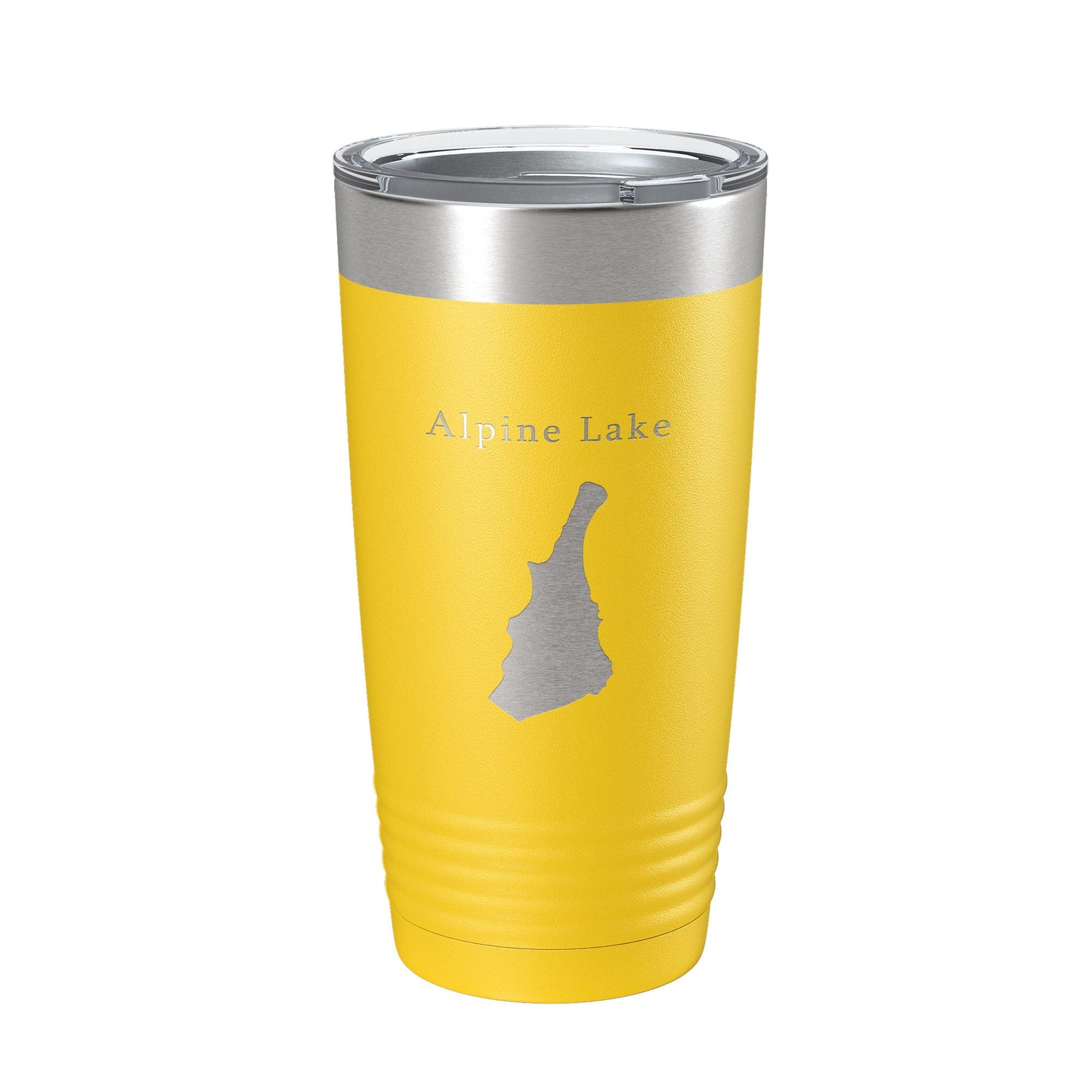 Alpine Lake Hull's Map Tumbler Travel Mug Insulated Laser Engraved Coffee Cup West Virginia 20 oz-19
