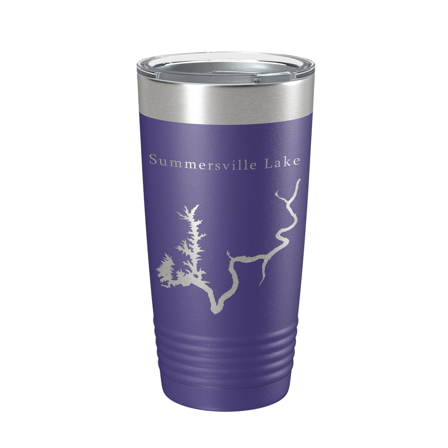 Summersville Lake Map Tumbler Travel Mug Insulated Laser Engraved Coffee Cup West Virginia 20 oz-15