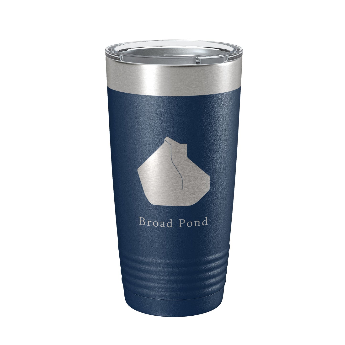 Broad Pond Tumbler Lake Map Travel Mug Insulated Laser Engraved Coffee Cup Indiana 20 oz-8