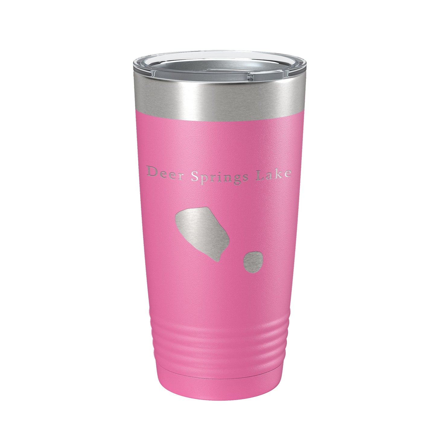 Deer Springs Lake Map Tumbler Travel Mug Insulated Laser Engraved Coffee Cup Florida 20 oz-11