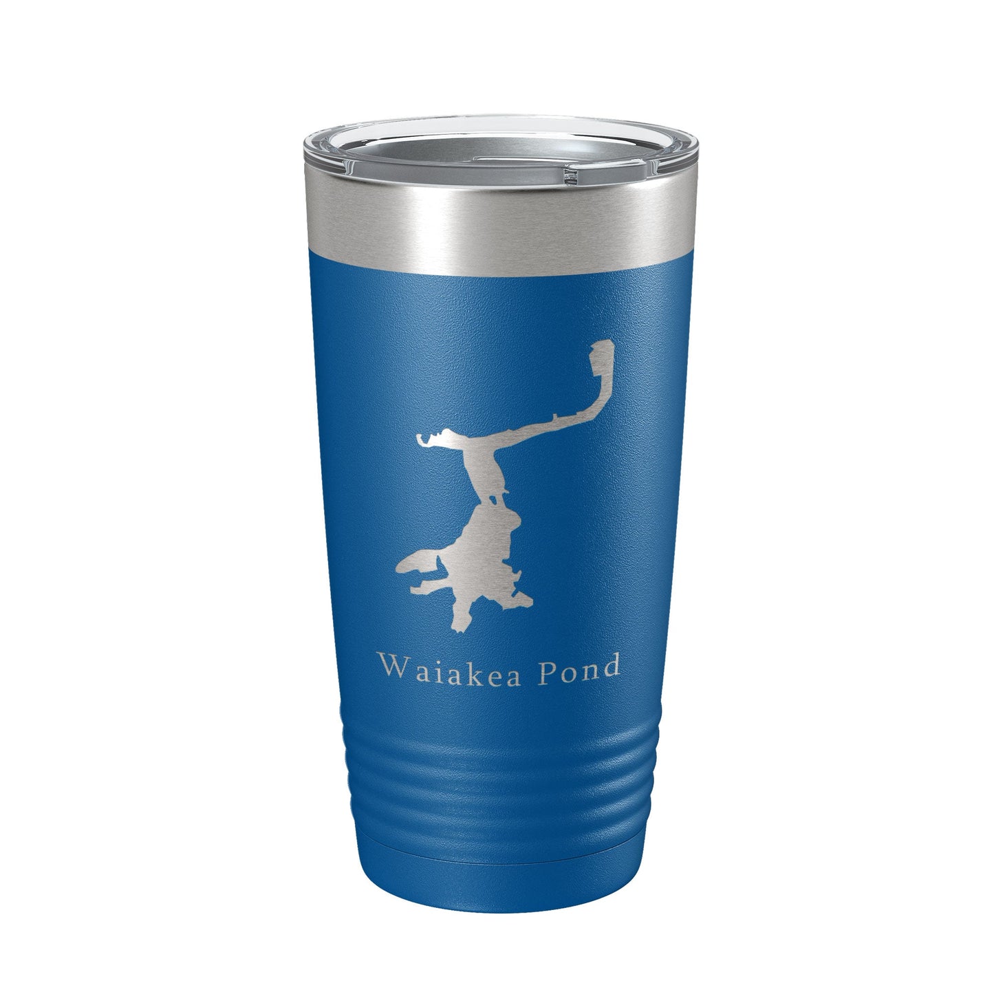 Waiakea Pond Tumbler Lake Map Travel Mug Insulated Laser Engraved Coffee Cup Hawaii 20 oz-6