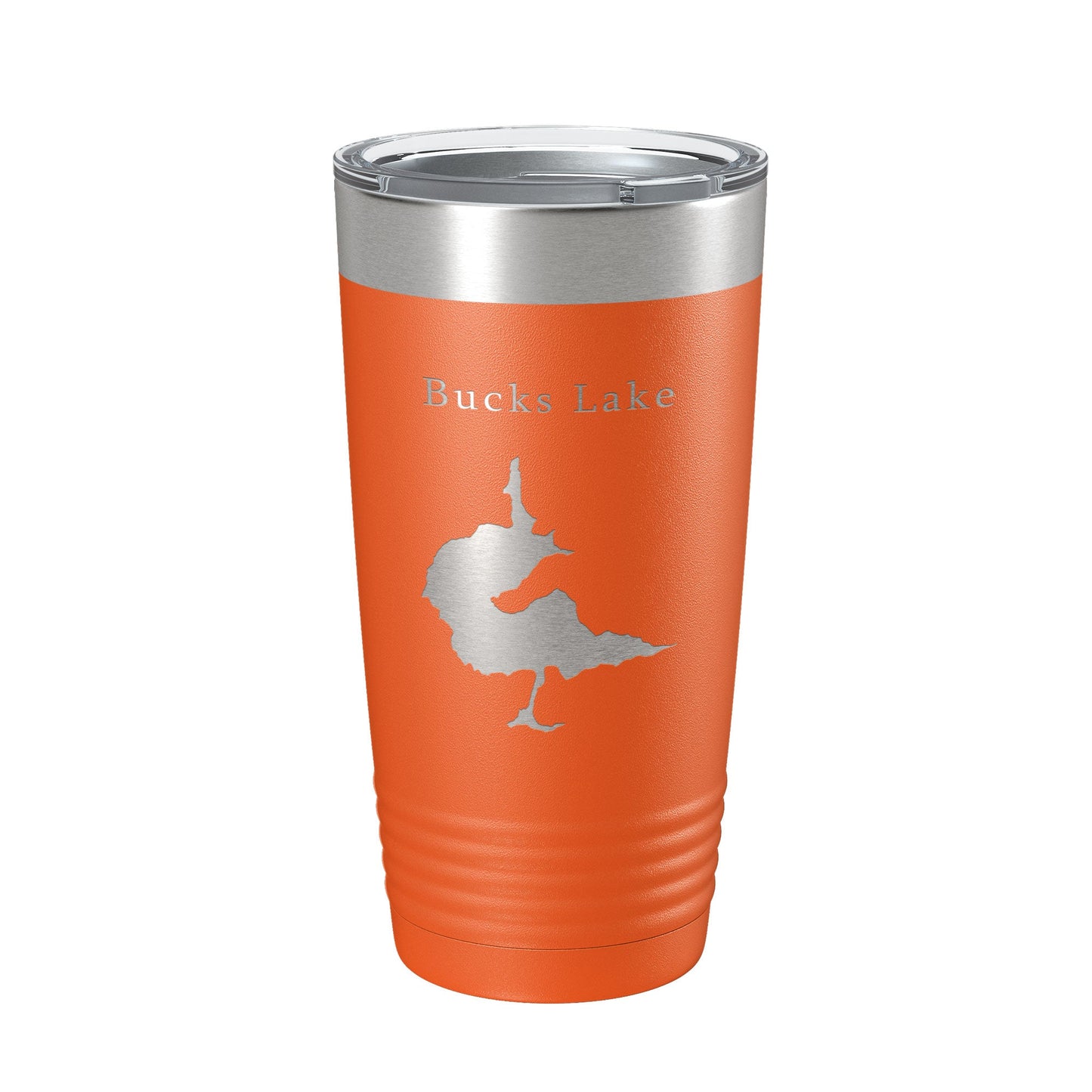 Bucks Lake Map Tumbler Travel Mug Insulated Laser Engraved Coffee Cup California 20 oz-17
