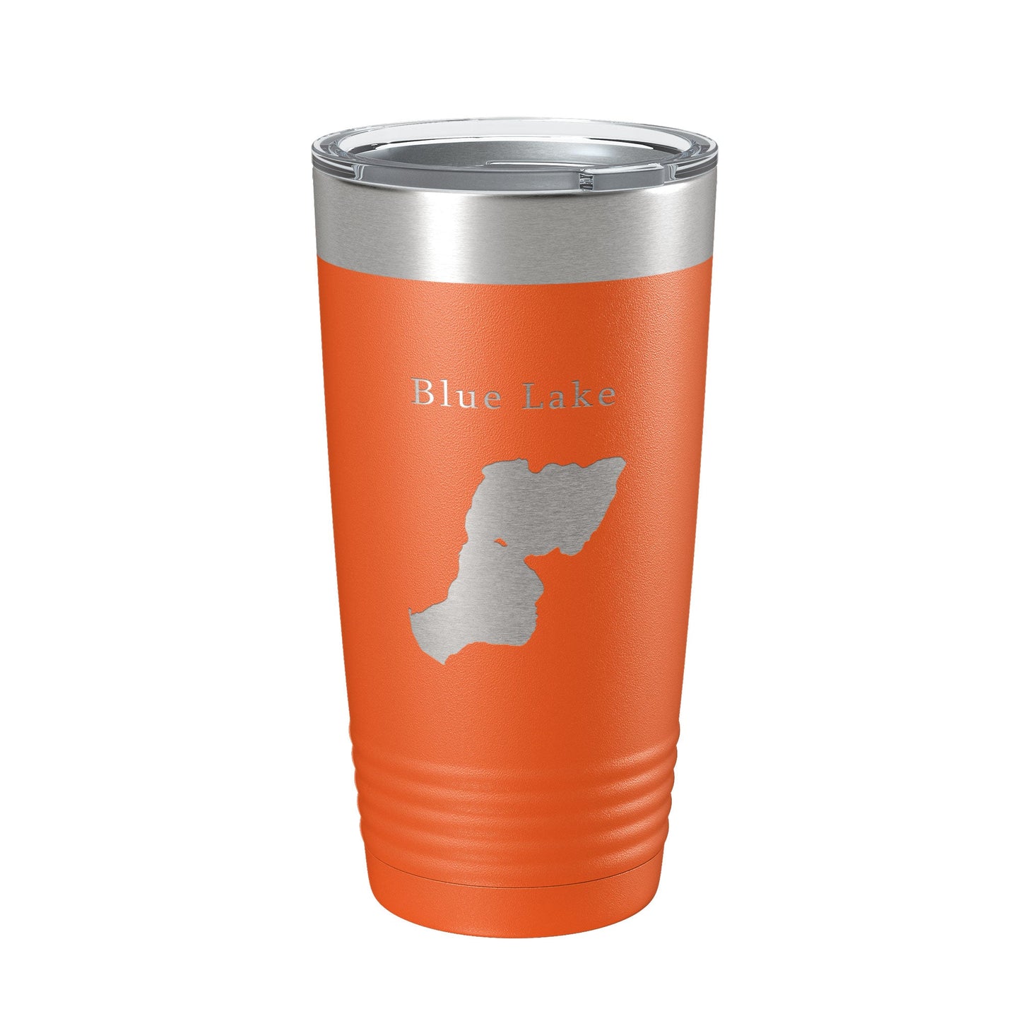 Blue Lake Map Tumbler Travel Mug Insulated Laser Engraved Coffee Cup Colorado 20 oz-17