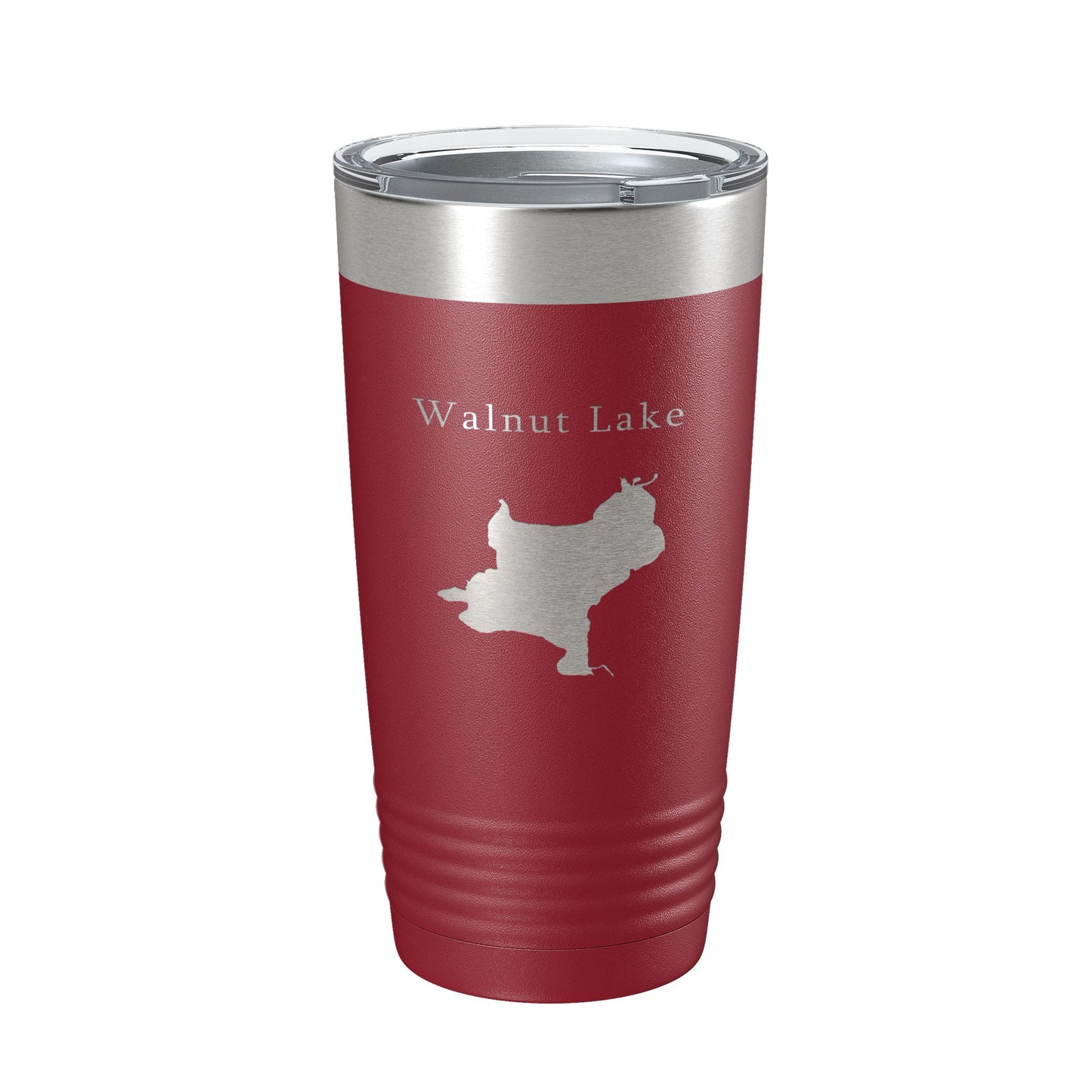 Walnut Lake Map Tumbler Travel Mug Insulated Laser Engraved Coffee Cup Michigan 20 oz-18