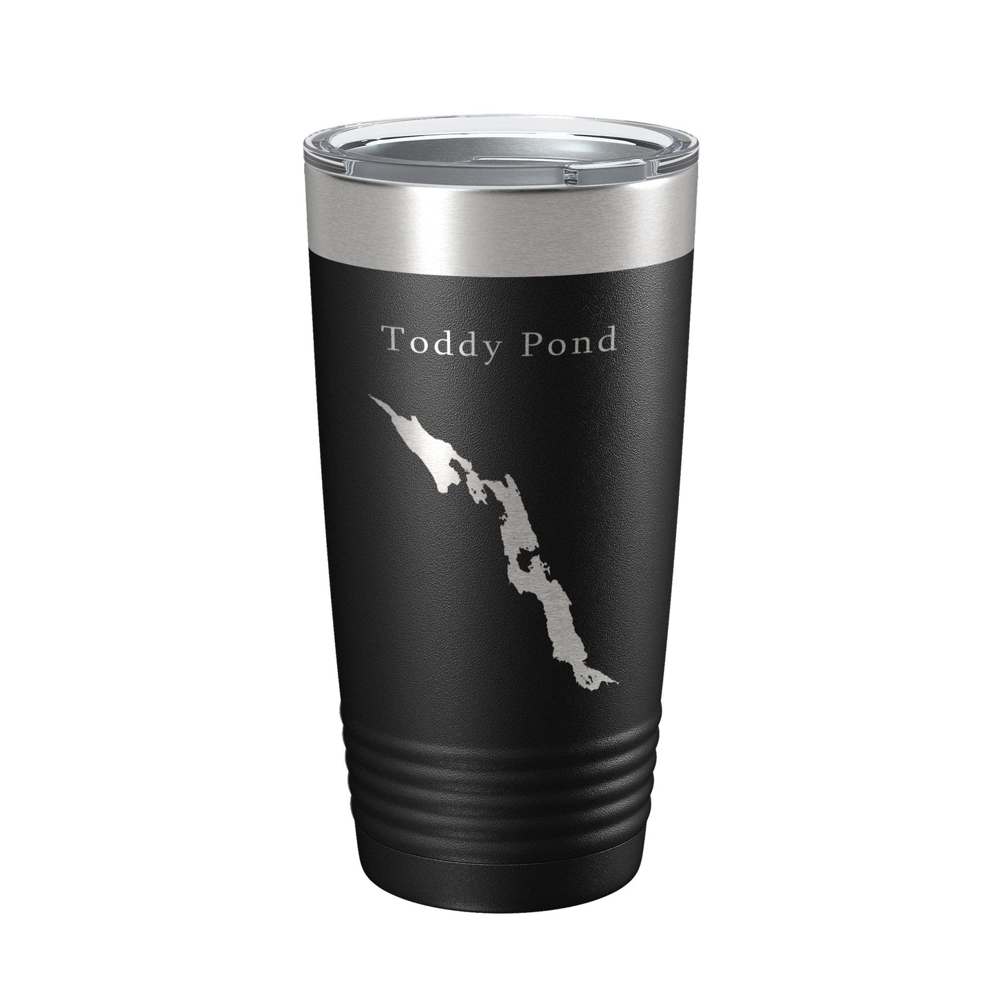 Toddy Pond Tumbler Lake Map Travel Mug Insulated Laser Engraved Coffee Cup Maine 20 oz-5