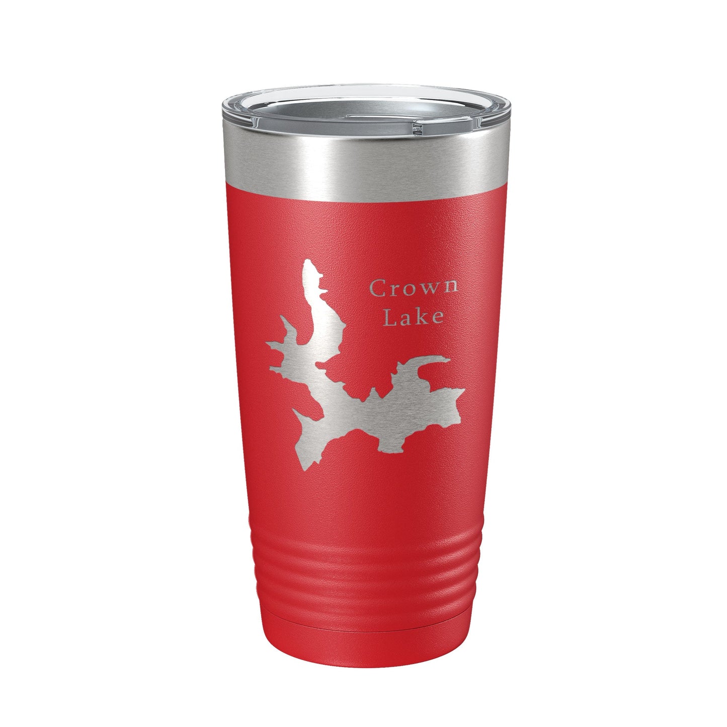 Crown Lake Map Tumbler Travel Mug Insulated Laser Engraved Coffee Cup Arkansas 20 oz-10