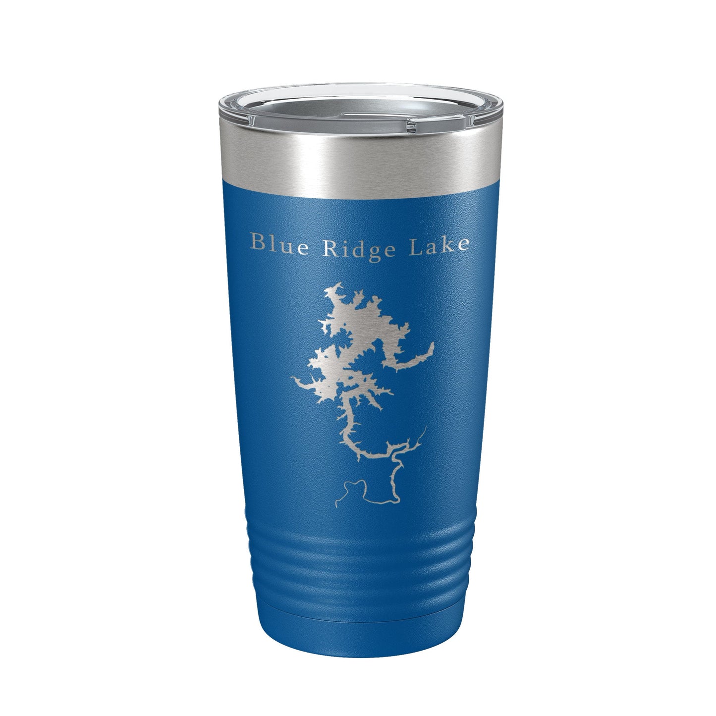 Blue Ridge Lake Map Tumbler Travel Mug Insulated Laser Engraved Coffee Cup Georgia 20 oz-6