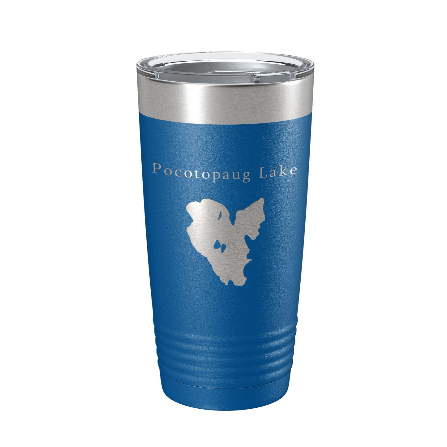 Pocotopaug Lake Map Tumbler Travel Mug Insulated Laser Engraved Coffee Cup Connecticut 20 oz-6