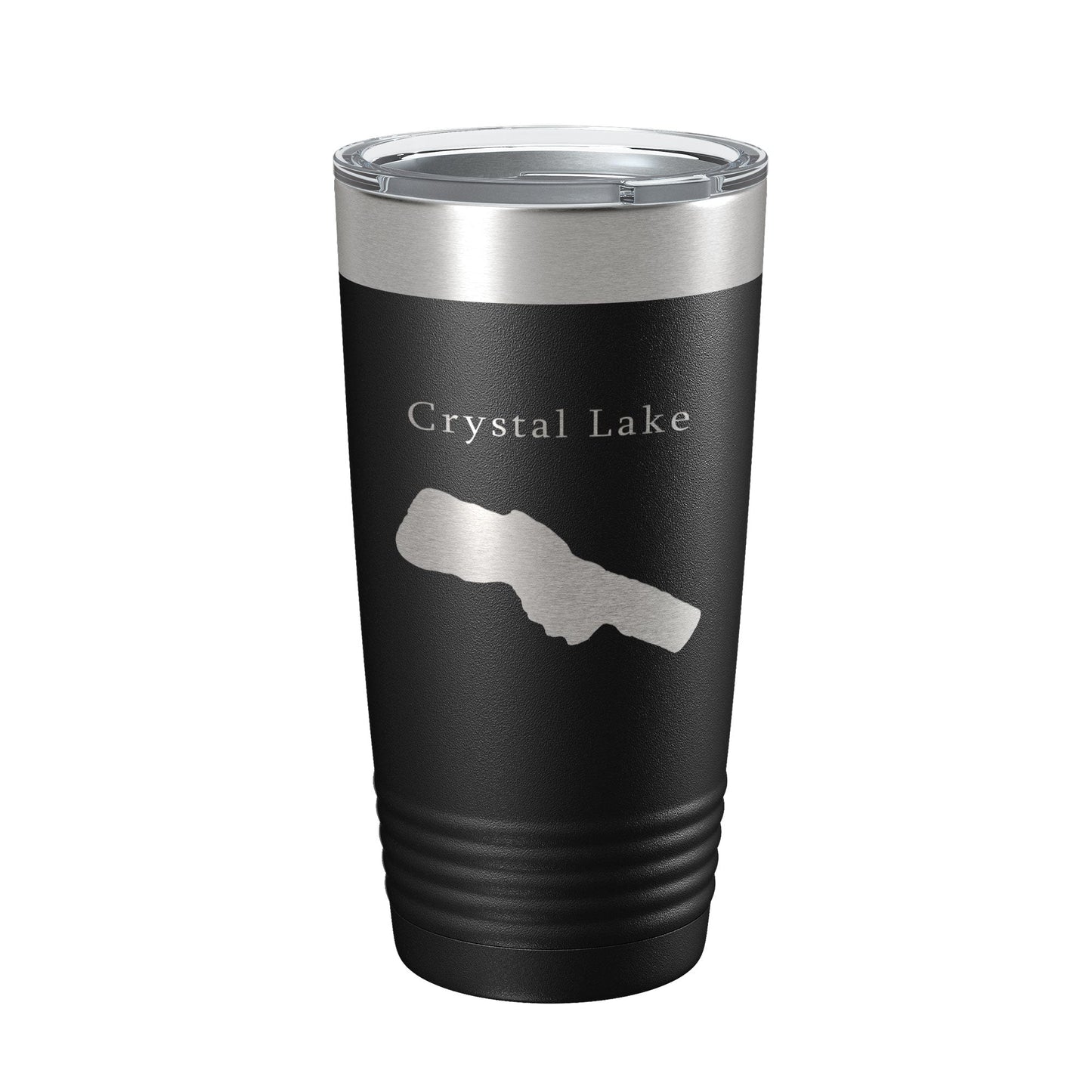 Crystal Lake Map Tumbler Travel Mug Insulated Laser Engraved Coffee Cup Michigan 20 oz-5
