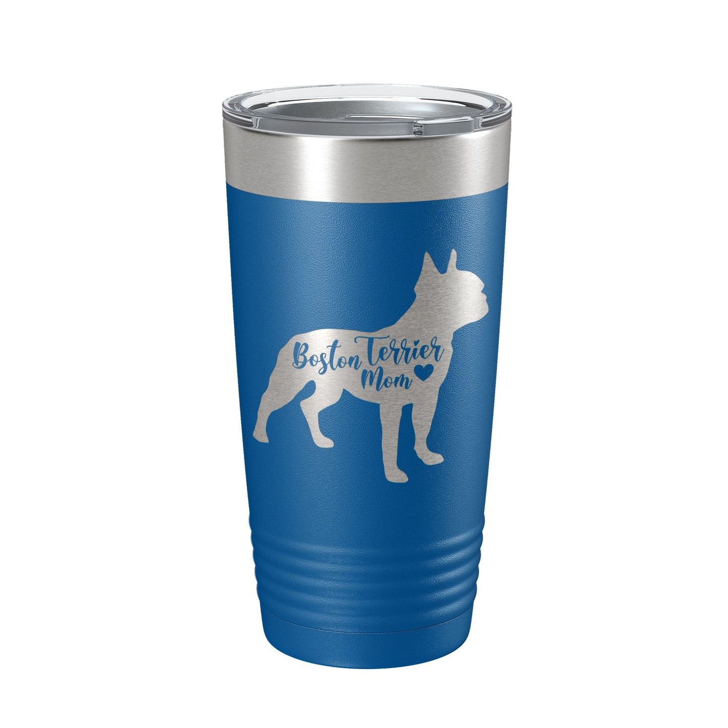 Boston Terrier Mom Tumbler Dog Travel Mug Gift Insulated Laser Engraved Coffee Cup 20 oz-6
