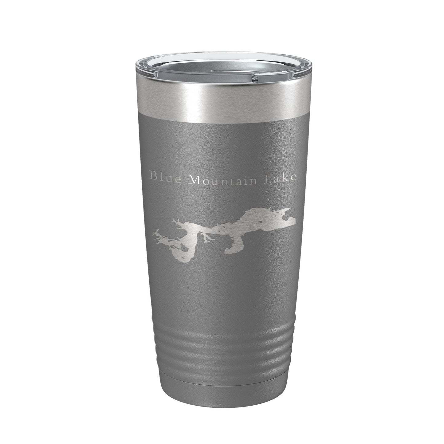 Blue Mountain Lake Map Tumbler Travel Mug Insulated Laser Engraved Coffee Cup Arkansas 20 oz-16