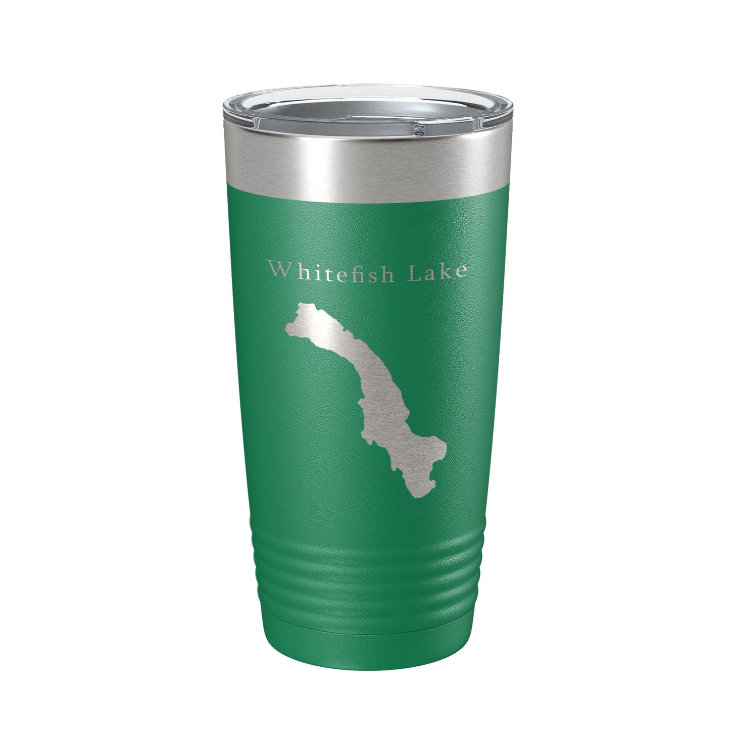 Whitefish Lake Map Tumbler Travel Mug Insulated Laser Engraved Coffee Cup Montana 20 oz-9