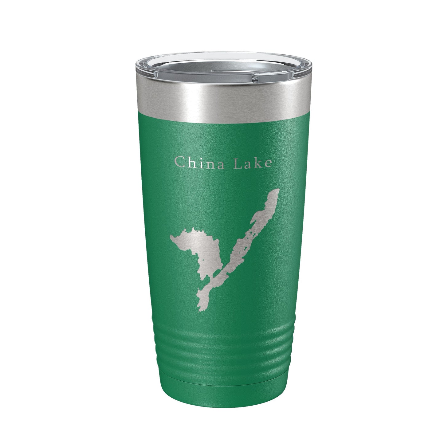 China Lake Map Tumbler Travel Mug Insulated Laser Engraved Coffee Cup Maine 20 oz-9