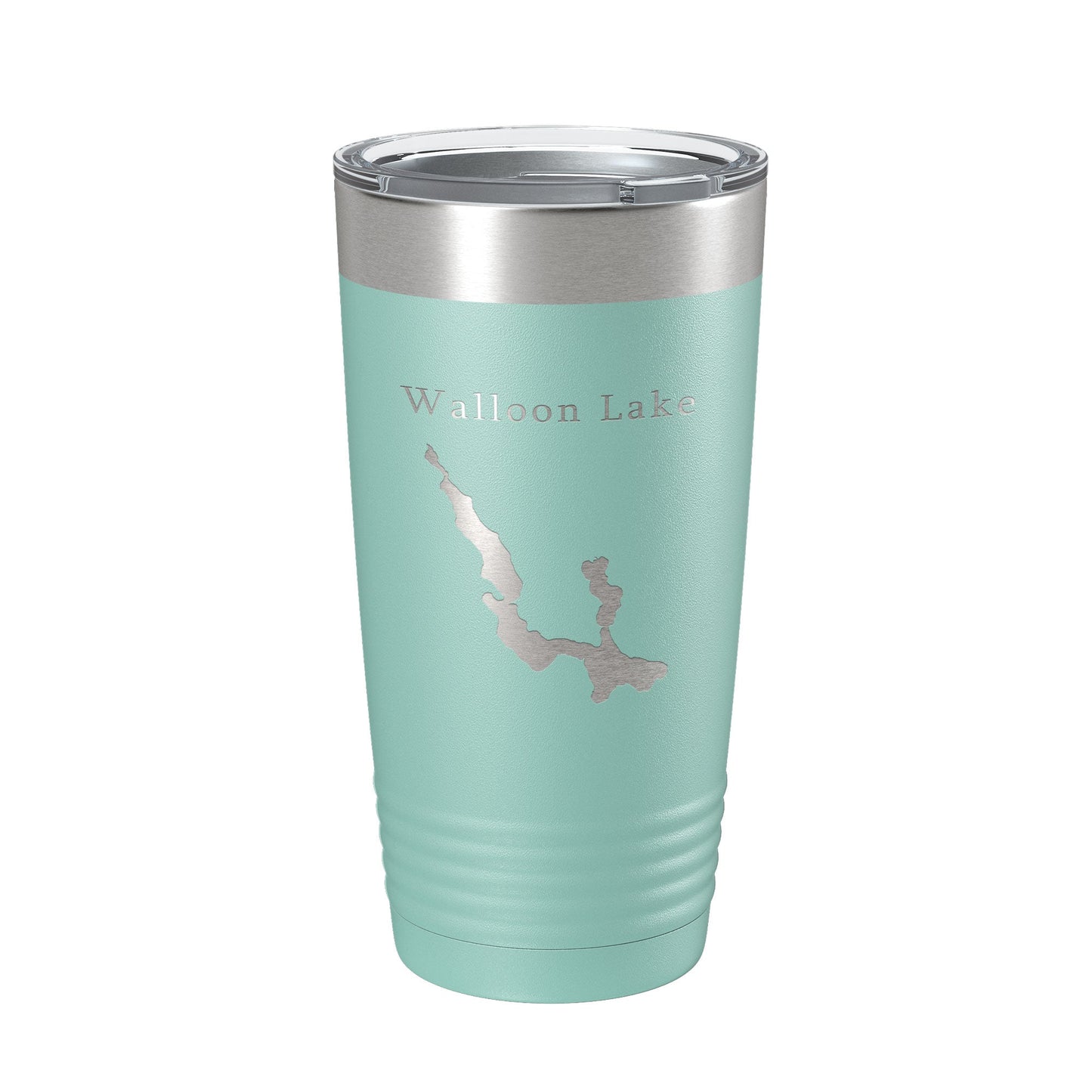 Walloon Lake Map Tumbler Travel Mug Insulated Laser Engraved Coffee Cup Michigan 20 oz-12