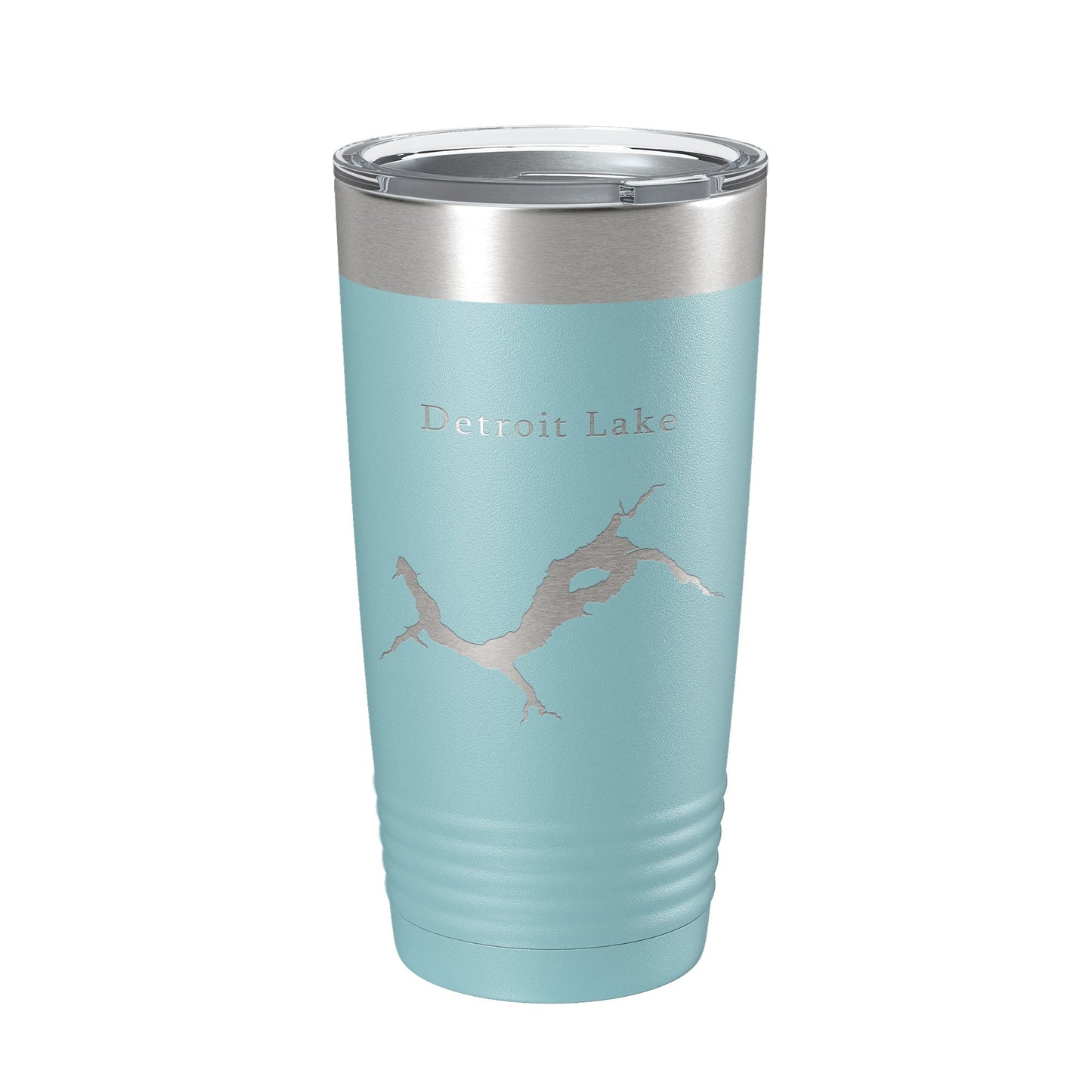 Detroit Lake Map Tumbler Travel Mug Insulated Laser Engraved Coffee Cup Oregon 20 oz-13
