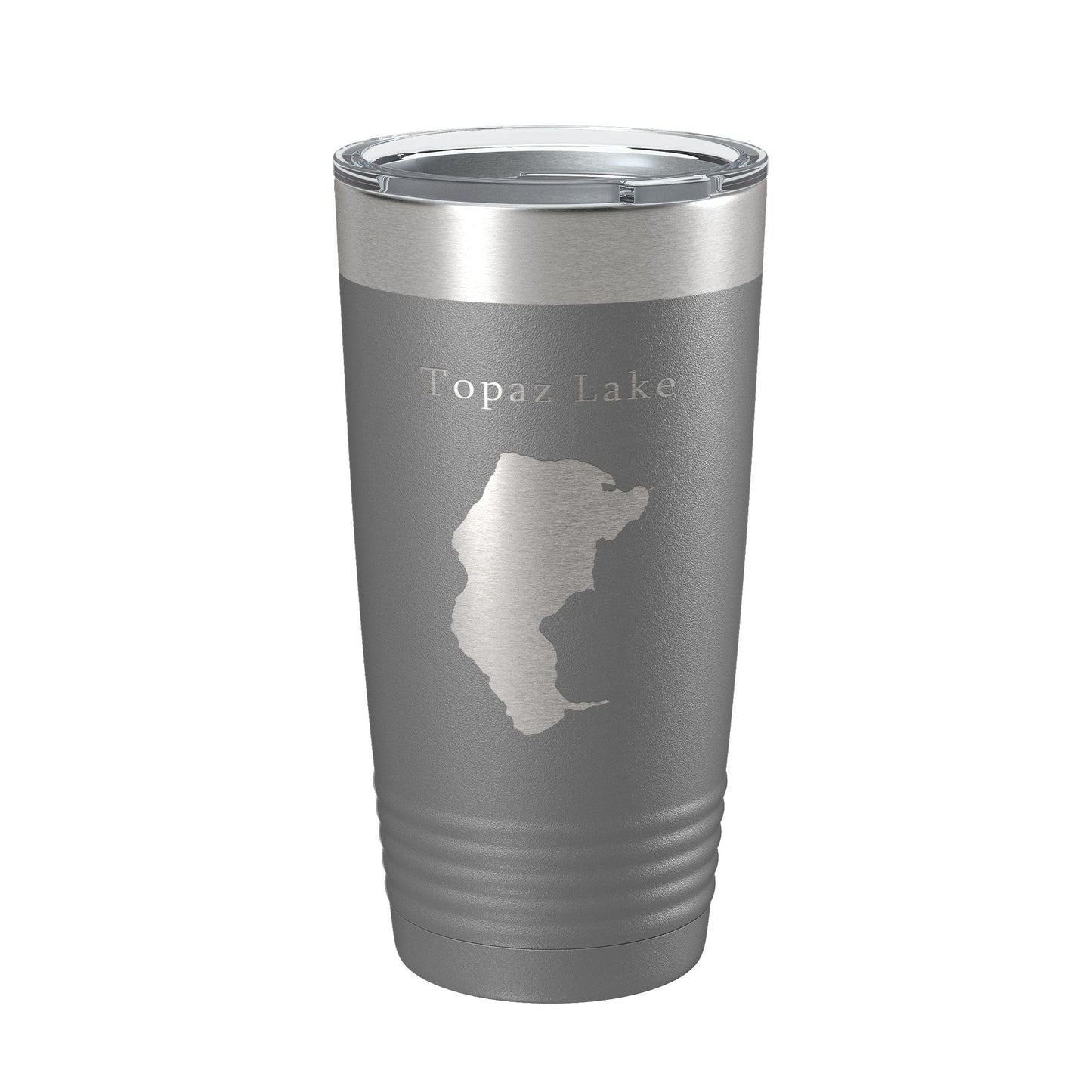 Topaz Lake Map Tumbler Travel Mug Insulated Laser Engraved Coffee Cup California Nevada 20 oz-16