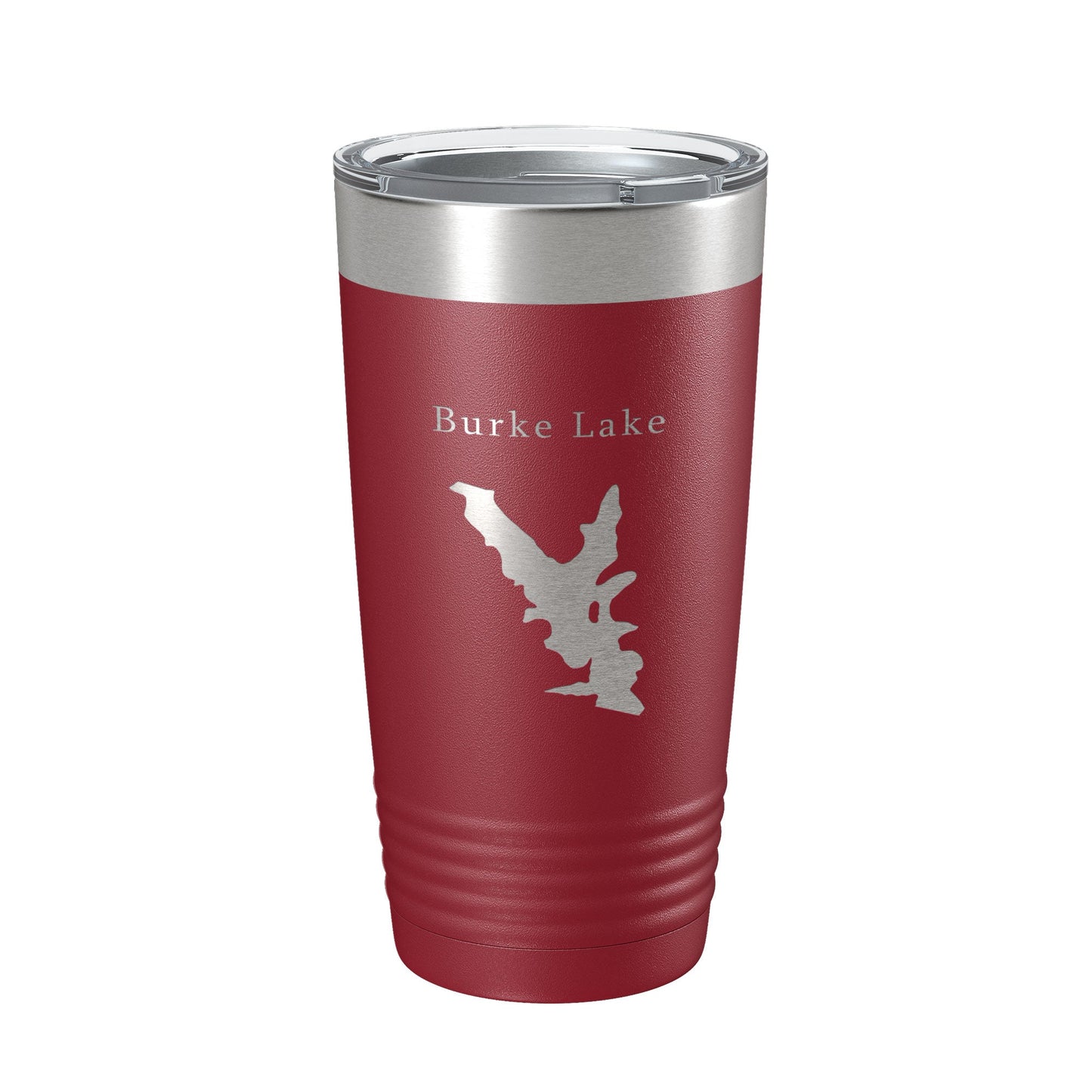 Burke Lake Map Tumbler Travel Mug Insulated Laser Engraved Coffee Cup Virginia 20 oz-18