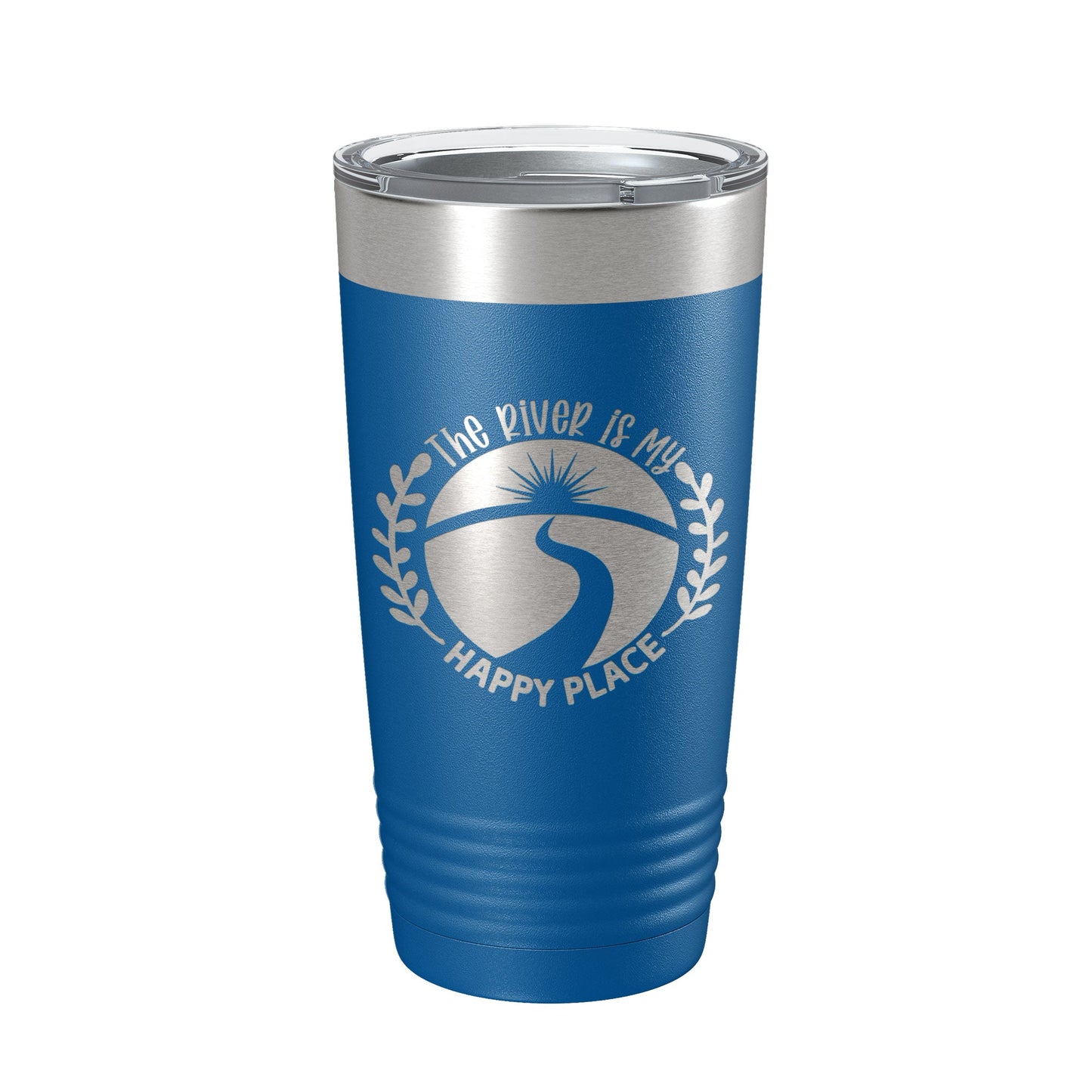 River Is My Happy Place Tumbler Travel Mug Insulated Laser Engraved Coffee Cup Birthday Float Trips Party Gift 20 oz-6