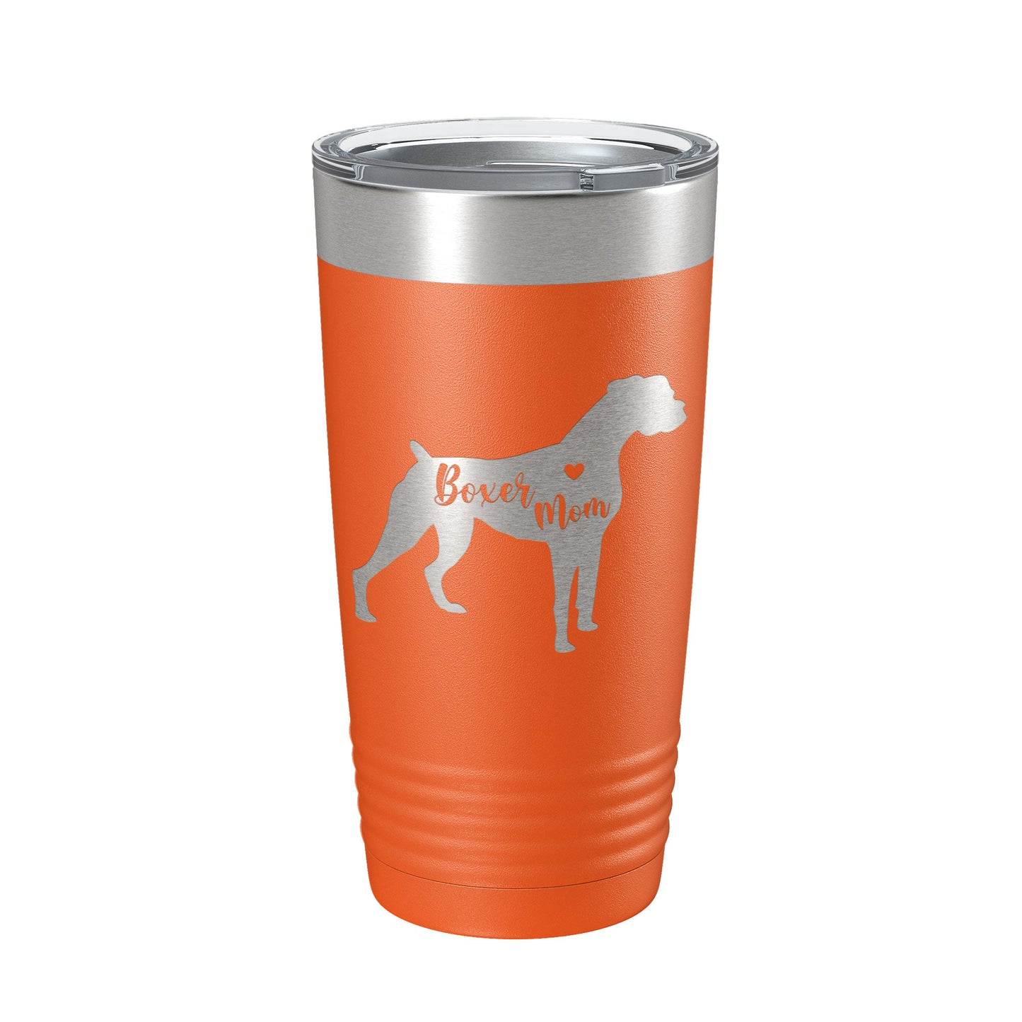 Boxer Mom Tumbler Dog Travel Mug Gift Insulated Laser Engraved Coffee Cup 20 oz-17