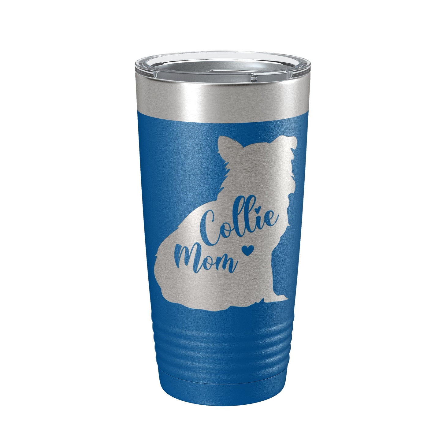 Collie Mom Tumbler Dog Travel Mug Gift Insulated Laser Engraved Coffee Cup 20 oz-6