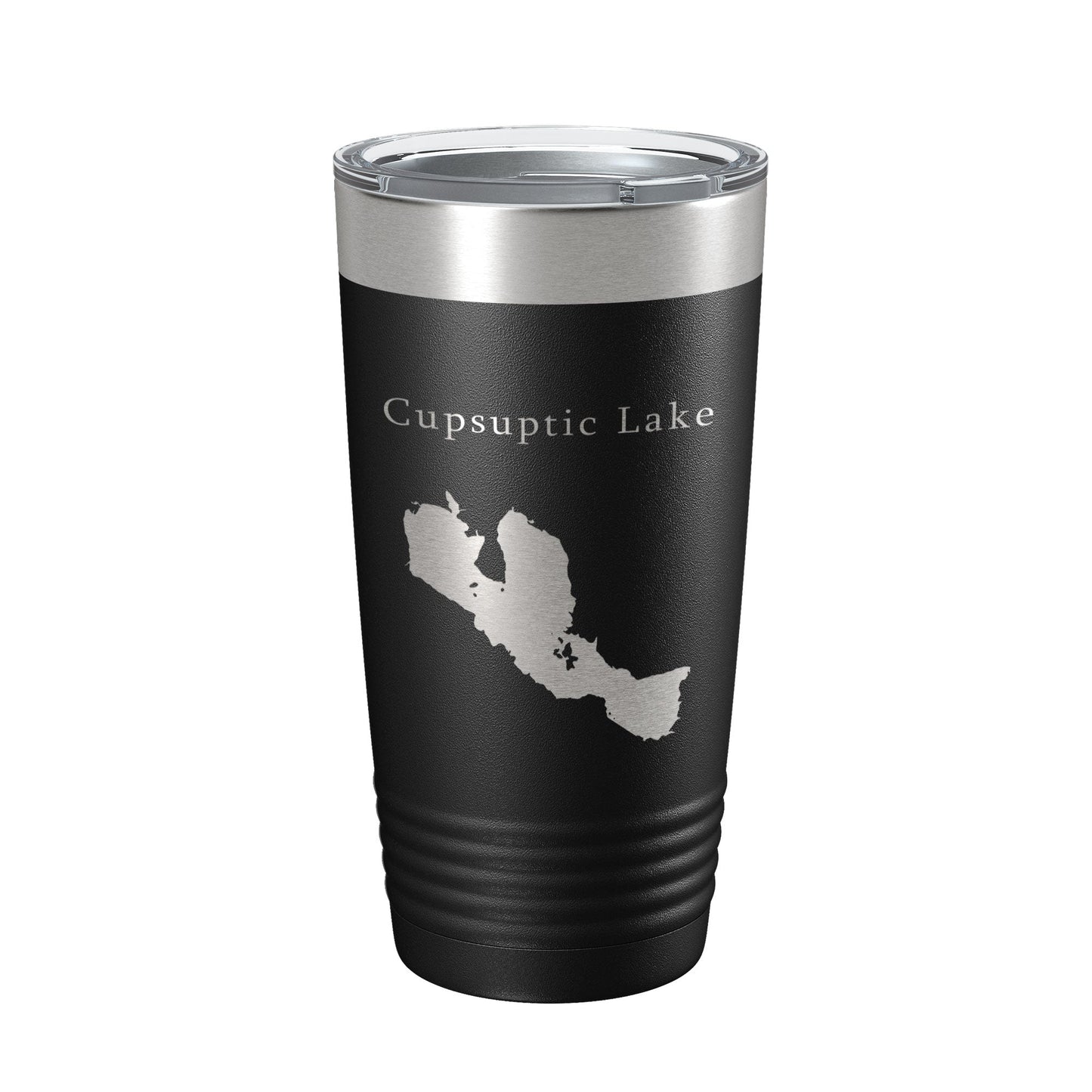 Cupsuptic Lake Map Tumbler Travel Mug Insulated Laser Engraved Coffee Cup Maine 20 oz-0
