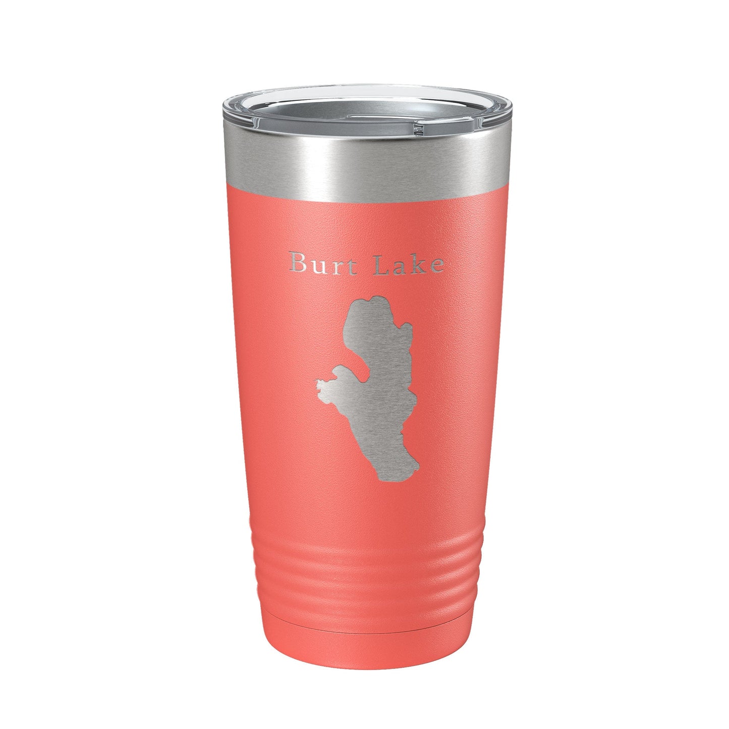 Burt Lake Map Tumbler Travel Mug Insulated Laser Engraved Coffee Cup Michigan 20 oz-20