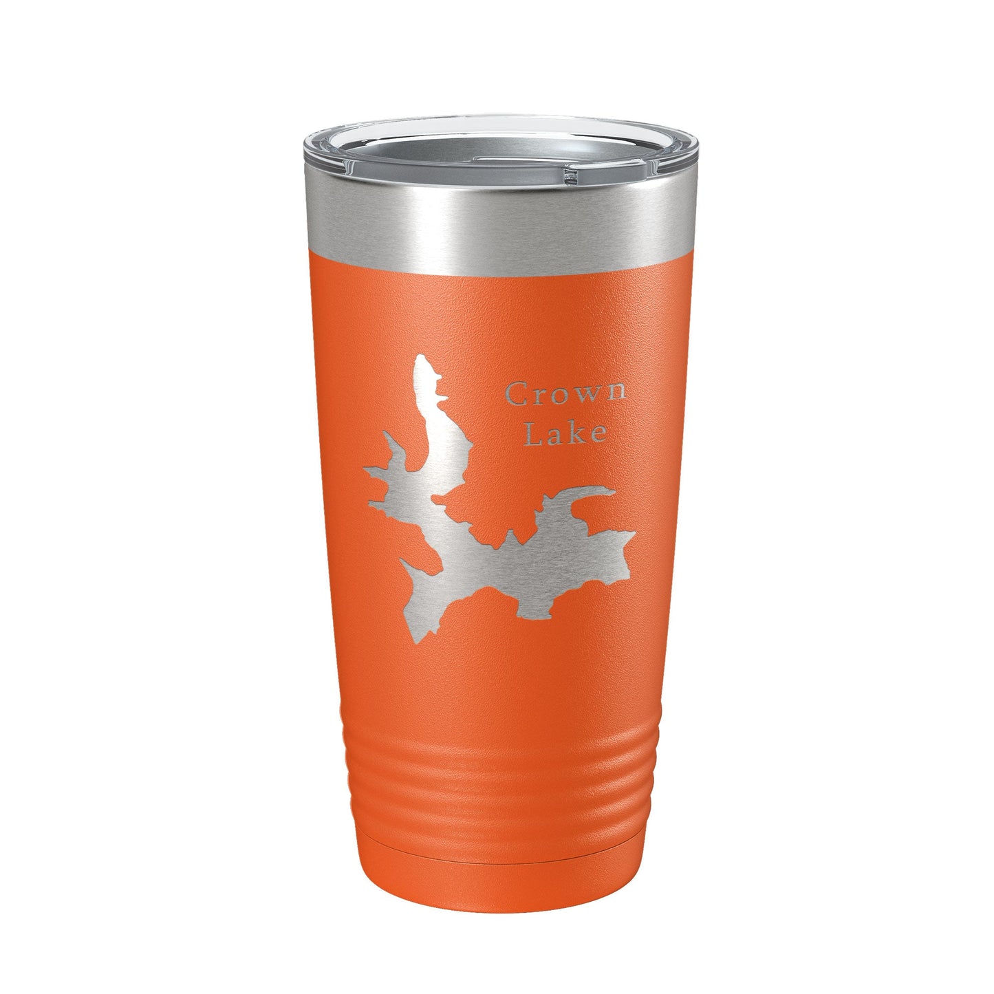 Crown Lake Map Tumbler Travel Mug Insulated Laser Engraved Coffee Cup Arkansas 20 oz-17