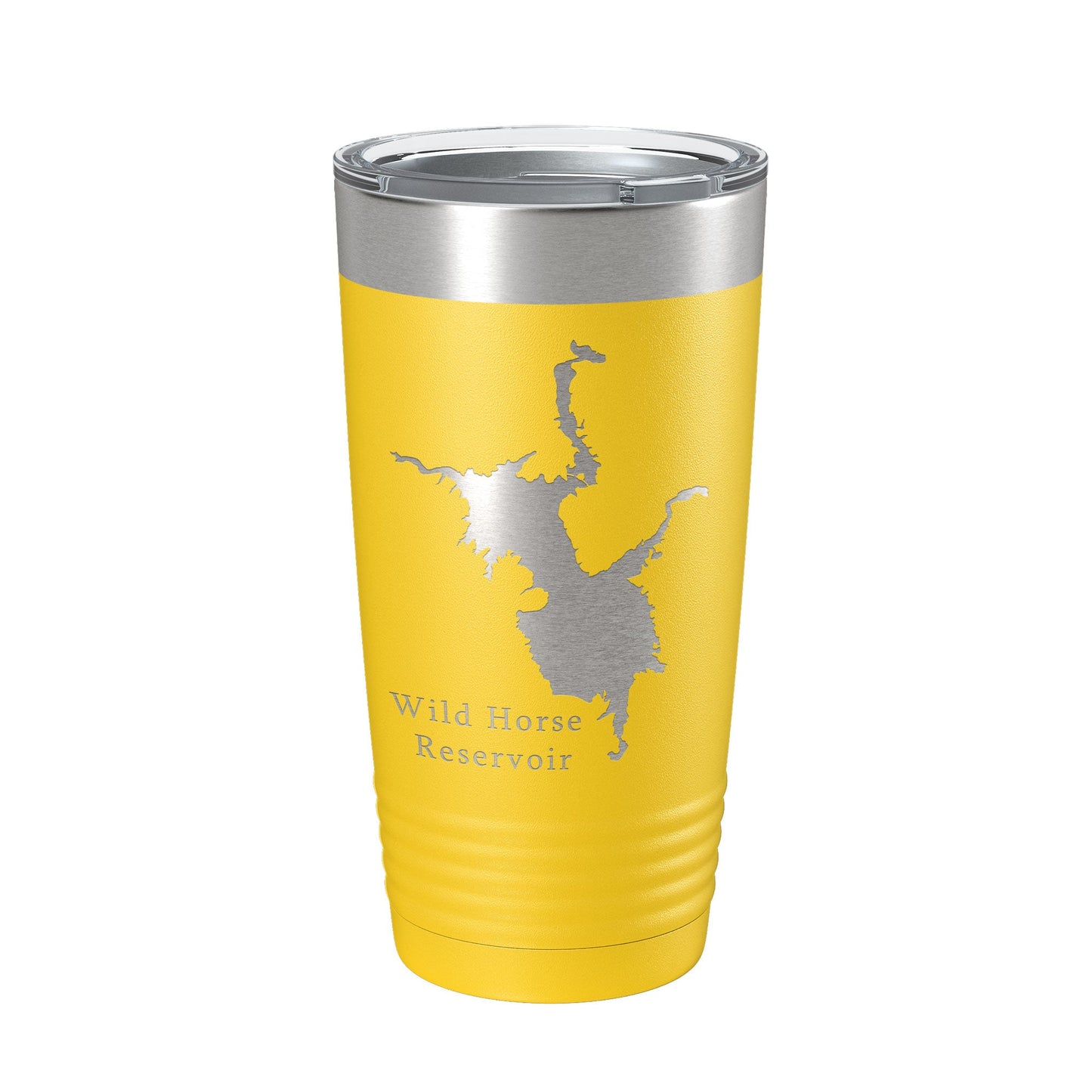 Wild Horse Reservoir Tumbler Lake Map Travel Mug Insulated Laser Engraved Coffee Cup Nevada 20 oz-19