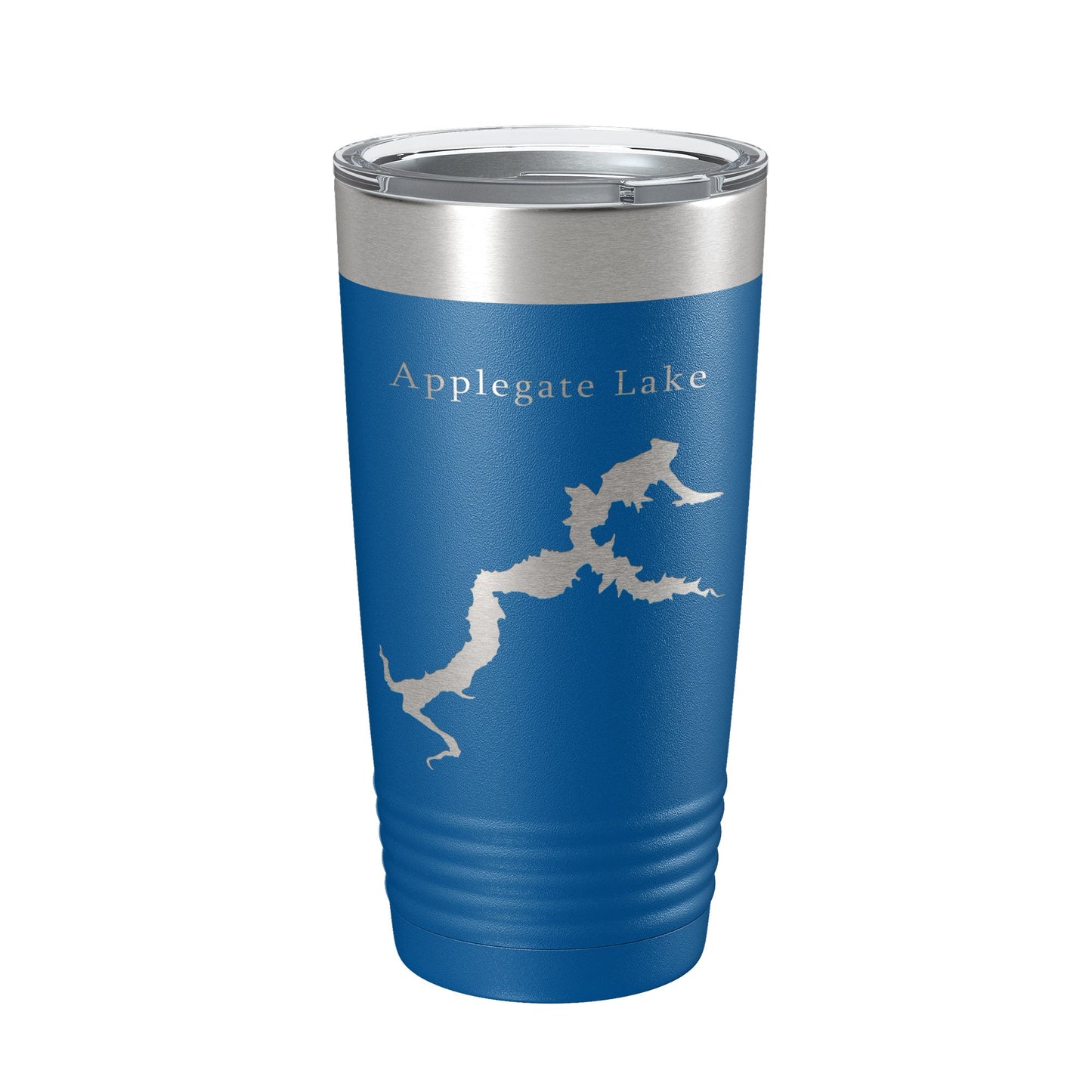 Applegate Lake Map Tumbler Travel Mug Insulated Laser Engraved Coffee Cup Oregon 20 oz-6