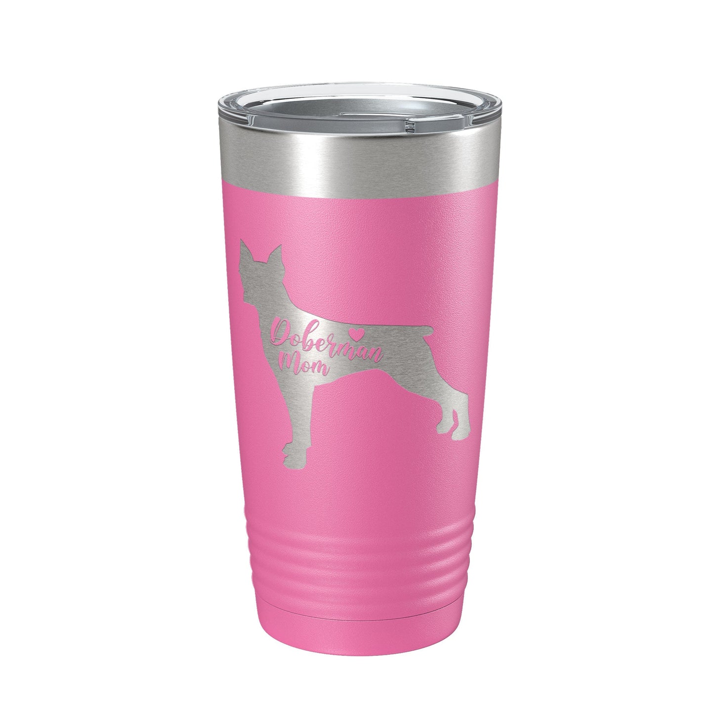 Doberman Mom Tumbler Dog Travel Mug Gift Insulated Laser Engraved Coffee Cup Dobe Dobie 20 oz-11