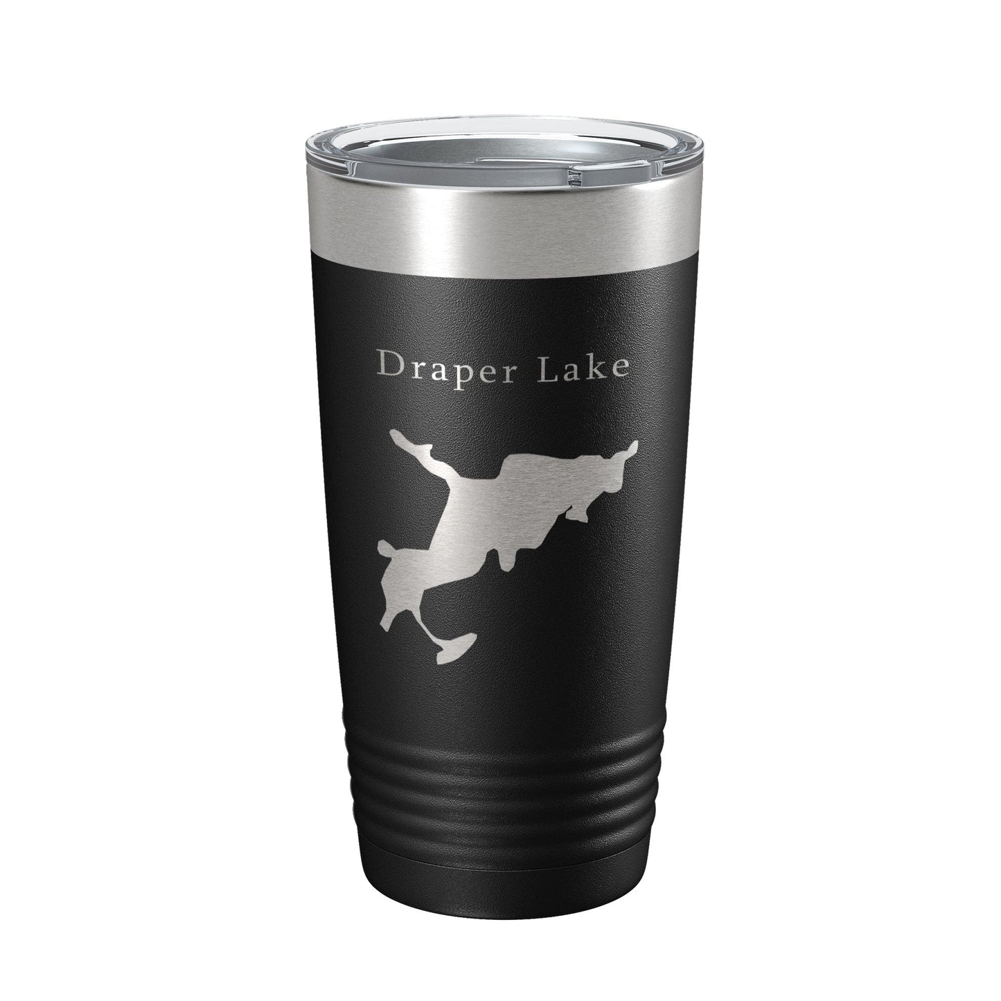 Draper Lake Map Tumbler Travel Mug Insulated Laser Engraved Coffee Cup Florida 20 oz-5