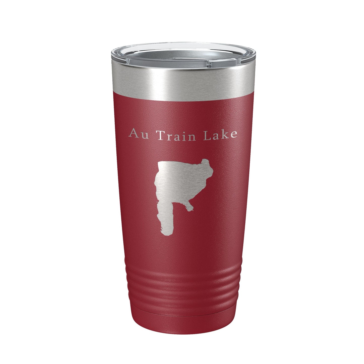 Au Train Lake Map Tumbler Travel Mug Insulated Laser Engraved Coffee Cup Michigan 20 oz-18