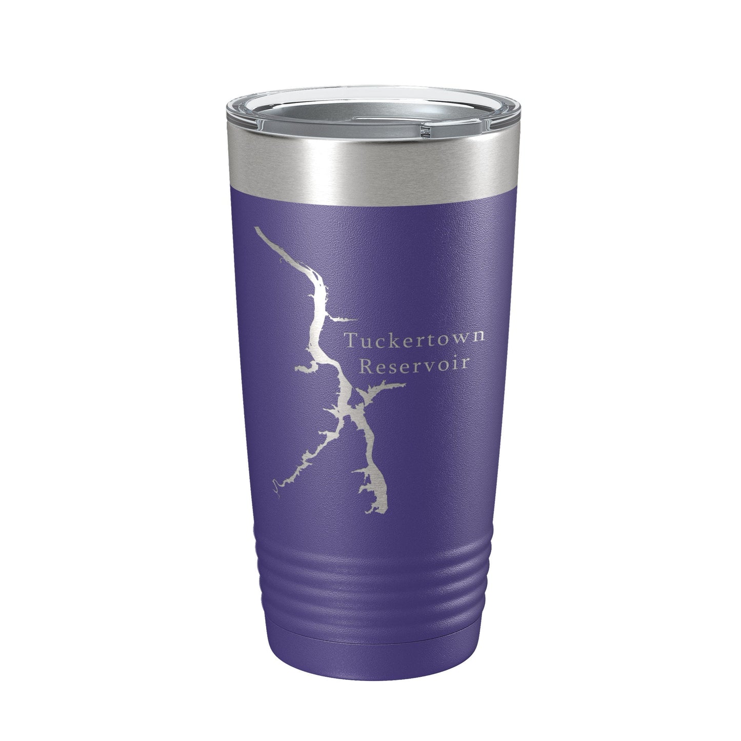 Tuckertown Reservoir Tumbler Lake Map Travel Mug Insulated Laser Engraved Coffee Cup North Carolina 20 oz-15